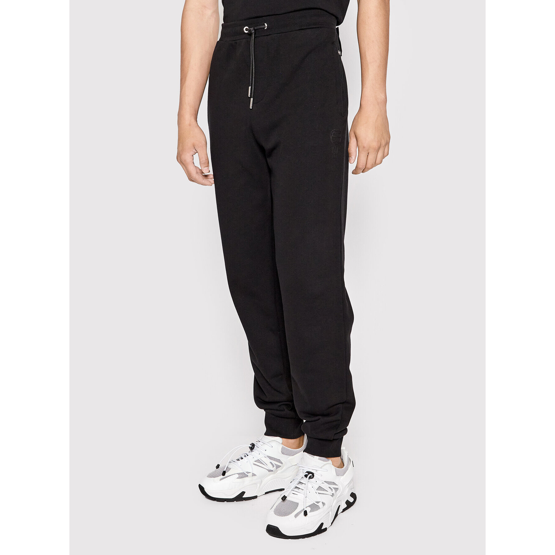 KARL LAGERFELD Pantaloni trening 705054 521900 Negru Regular Fit - Pled.ro