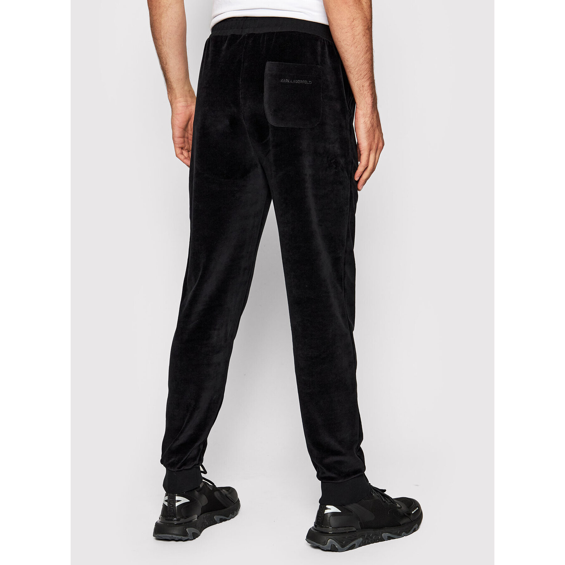 KARL LAGERFELD Pantaloni trening 705055 512914 Negru Regular Fit - Pled.ro