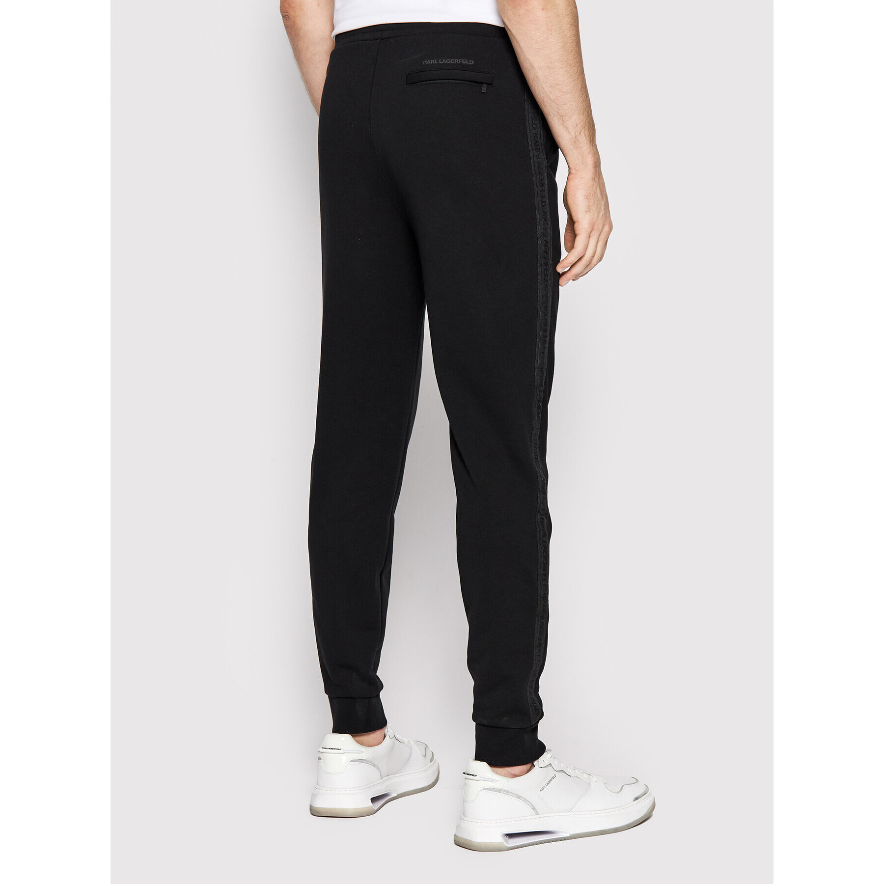 KARL LAGERFELD Pantaloni trening 705057 512900 Negru Regular Fit - Pled.ro