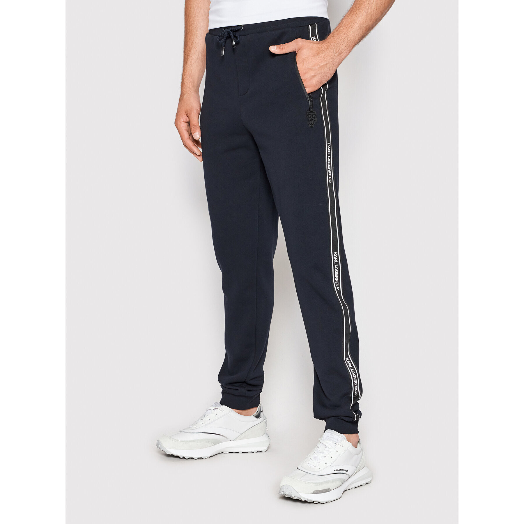 KARL LAGERFELD Pantaloni trening 705057 521900 Bleumarin Regular Fit - Pled.ro