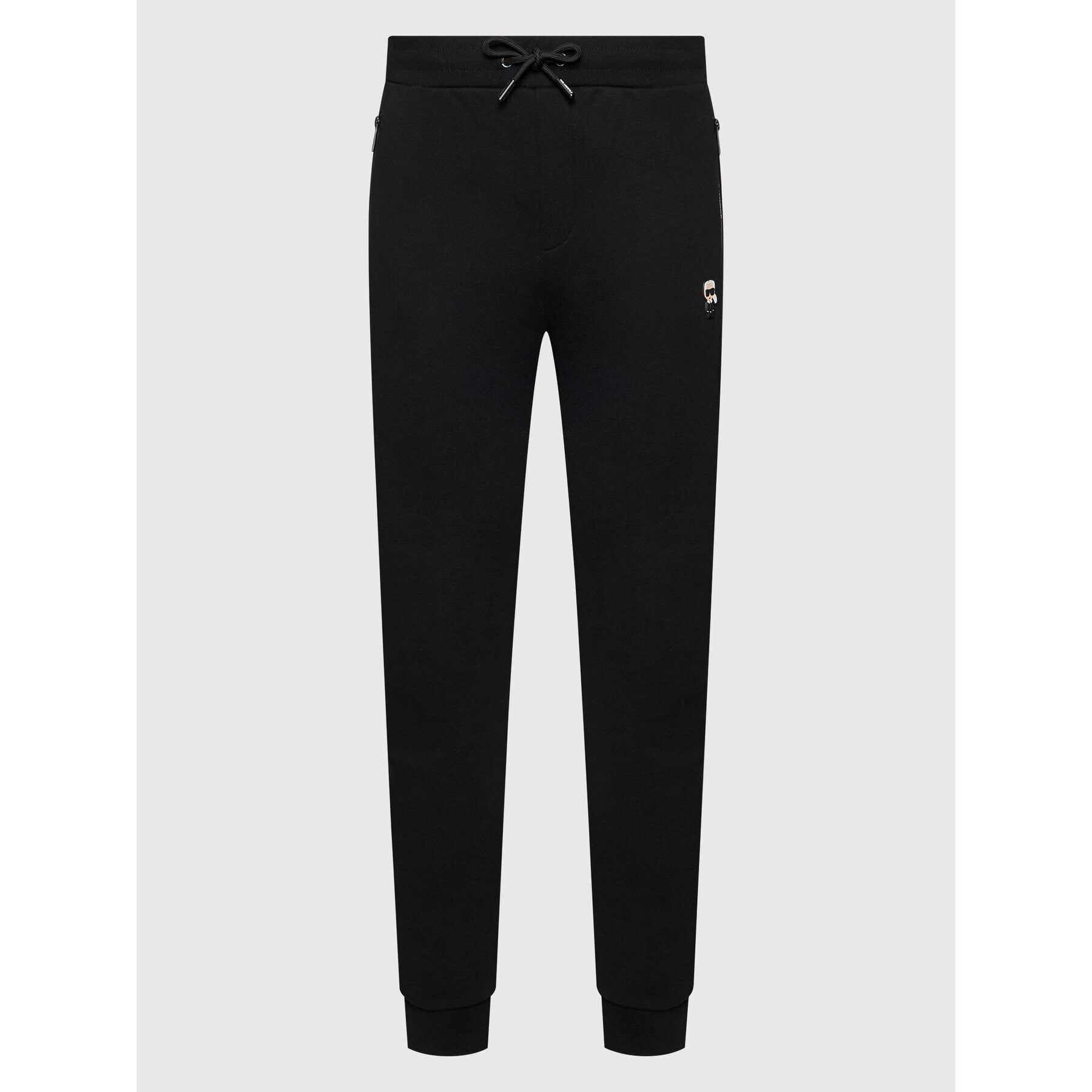 KARL LAGERFELD Pantaloni trening 705058 512910 Negru Regular Fit - Pled.ro