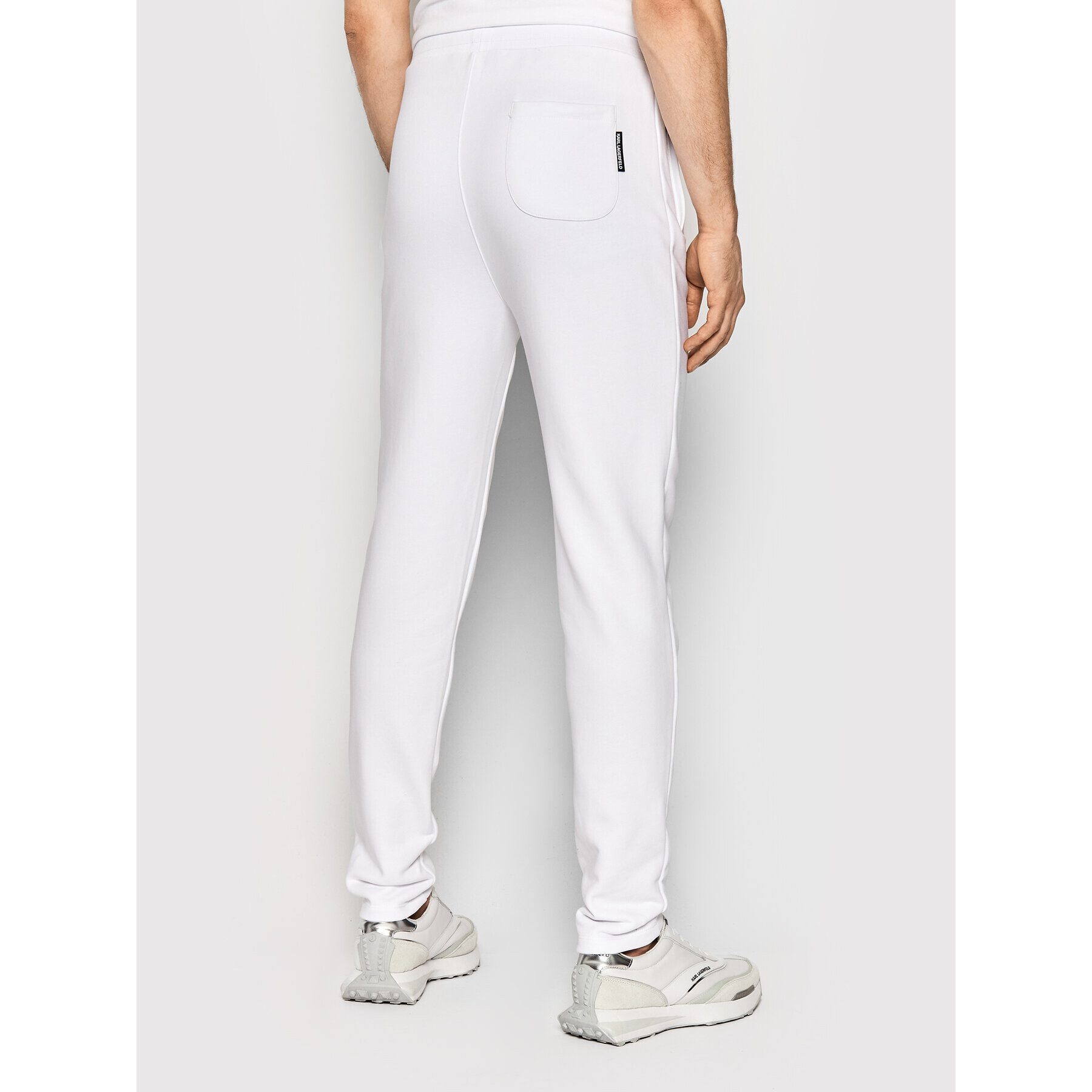 KARL LAGERFELD Pantaloni trening 705064 521900 Alb Regular Fit - Pled.ro