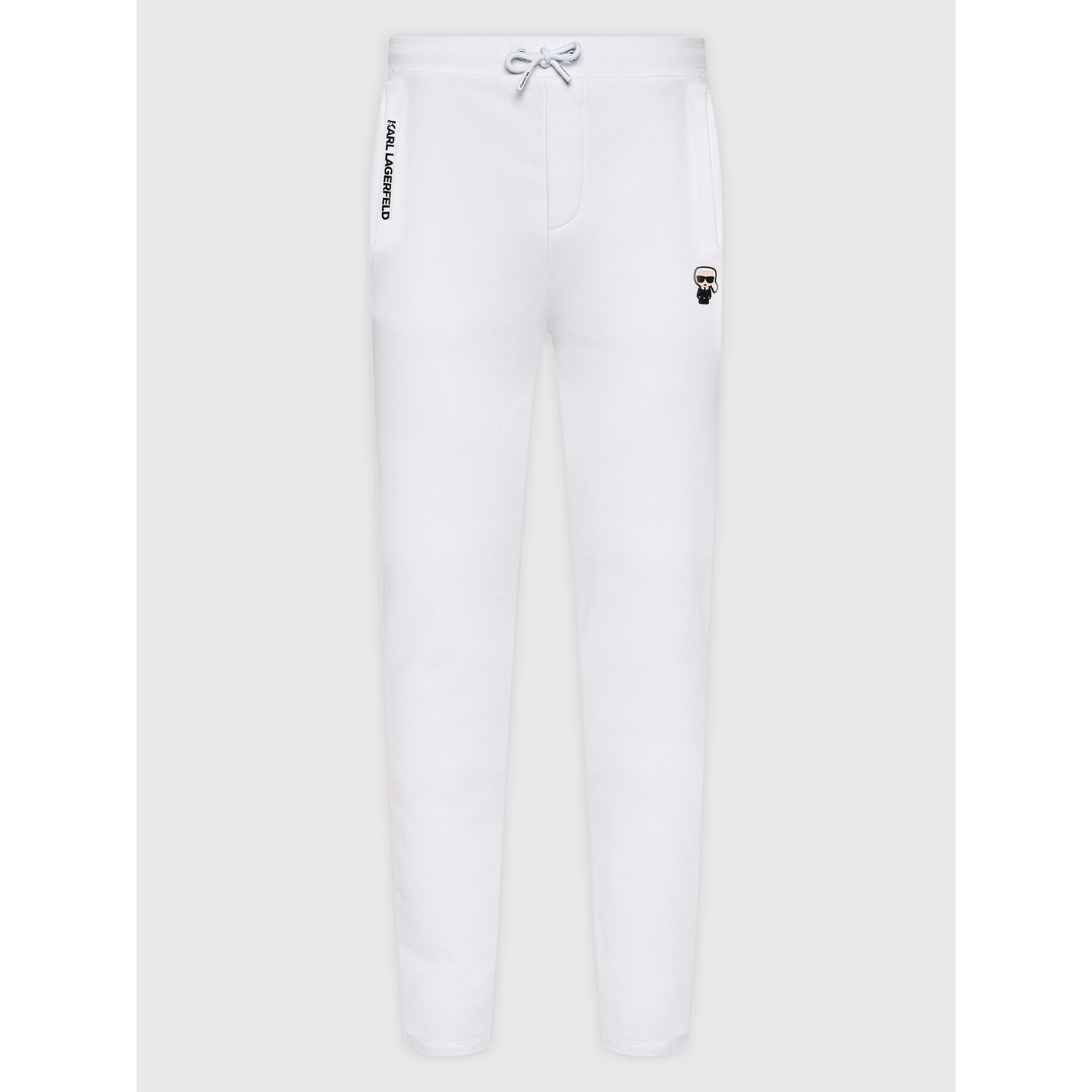 KARL LAGERFELD Pantaloni trening 705064 521900 Alb Regular Fit - Pled.ro