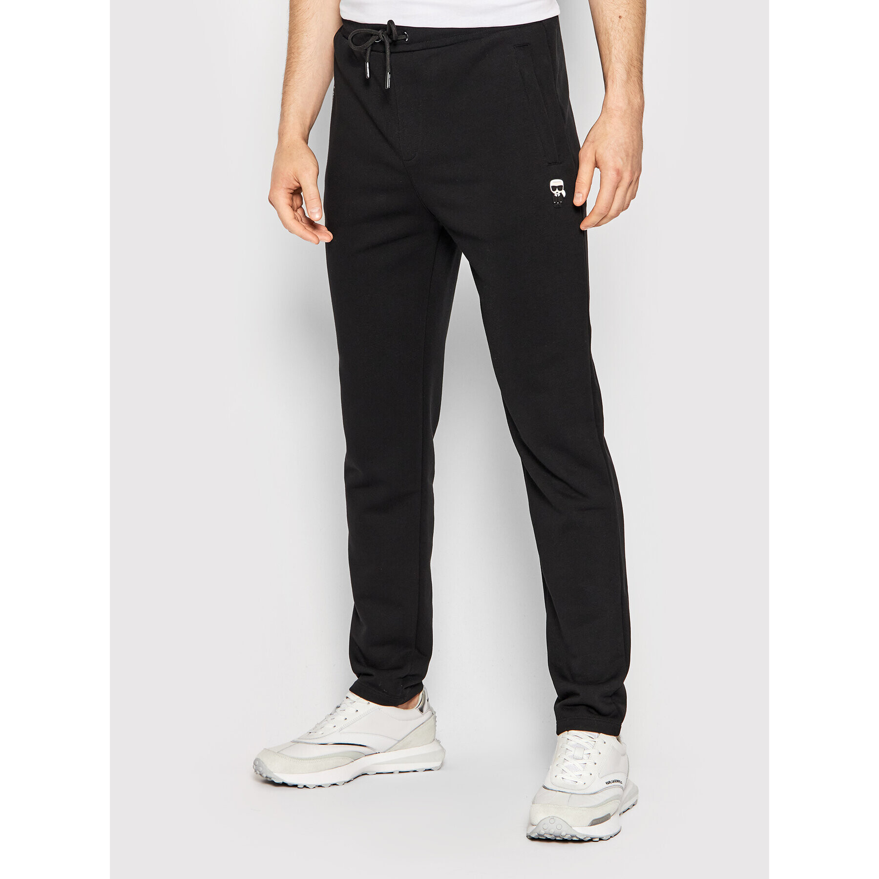 KARL LAGERFELD Pantaloni trening 705064 521900 Negru Regular Fit - Pled.ro