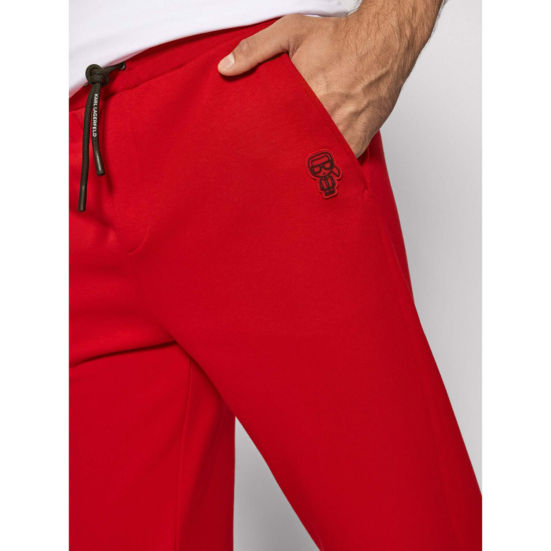 KARL LAGERFELD Pantaloni trening 705075 512900 Roșu Regular Fit - Pled.ro