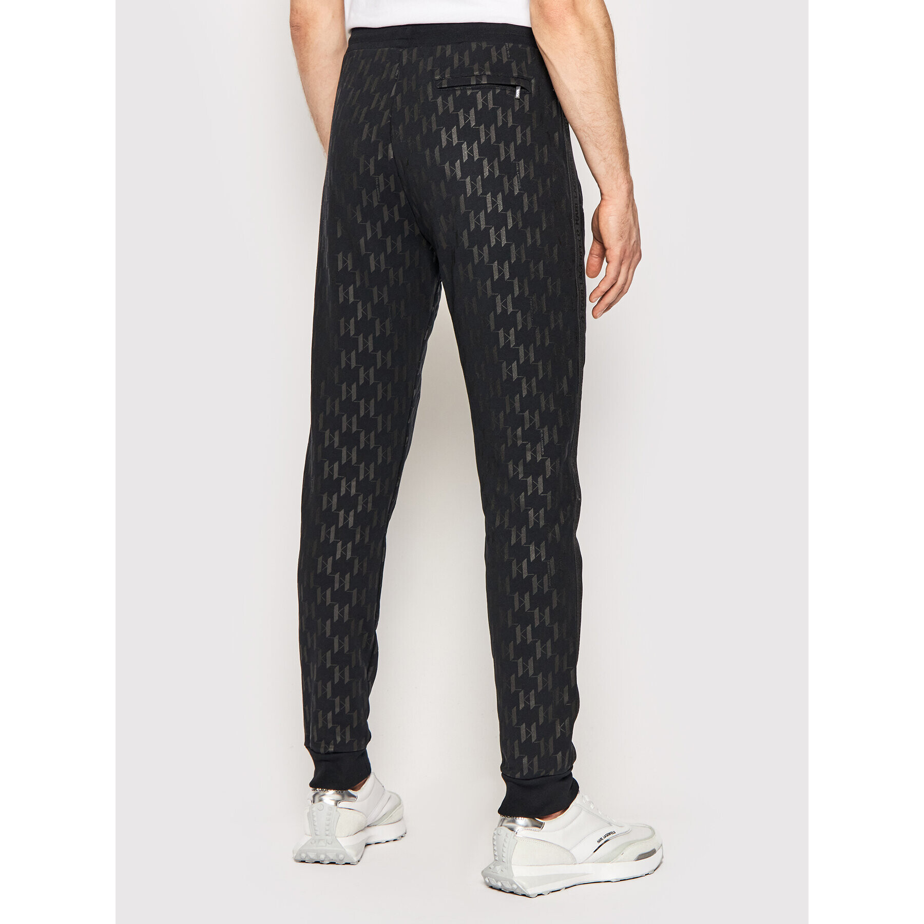 KARL LAGERFELD Pantaloni trening 705077 521951 Negru Regular Fit - Pled.ro