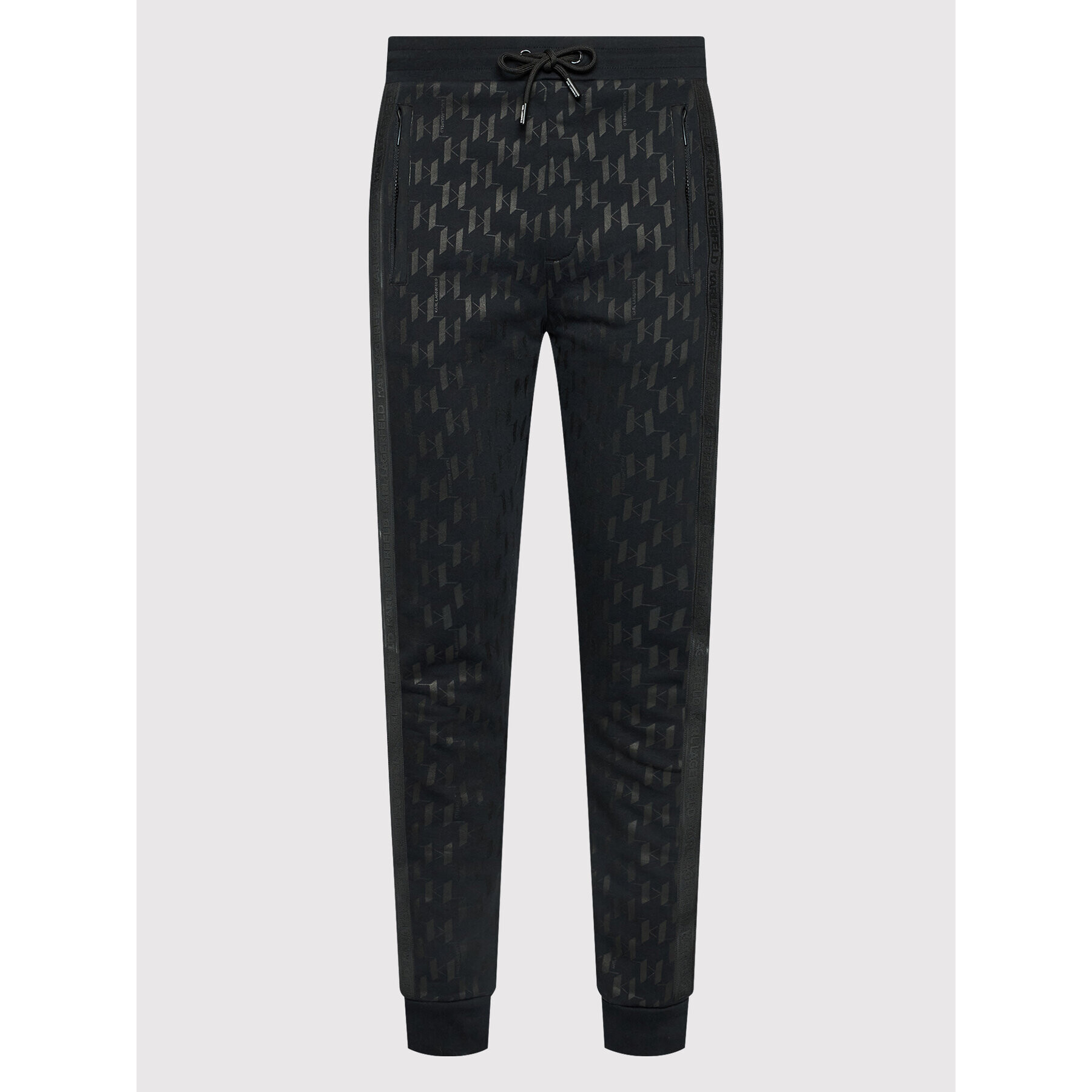 KARL LAGERFELD Pantaloni trening 705077 521951 Negru Regular Fit - Pled.ro