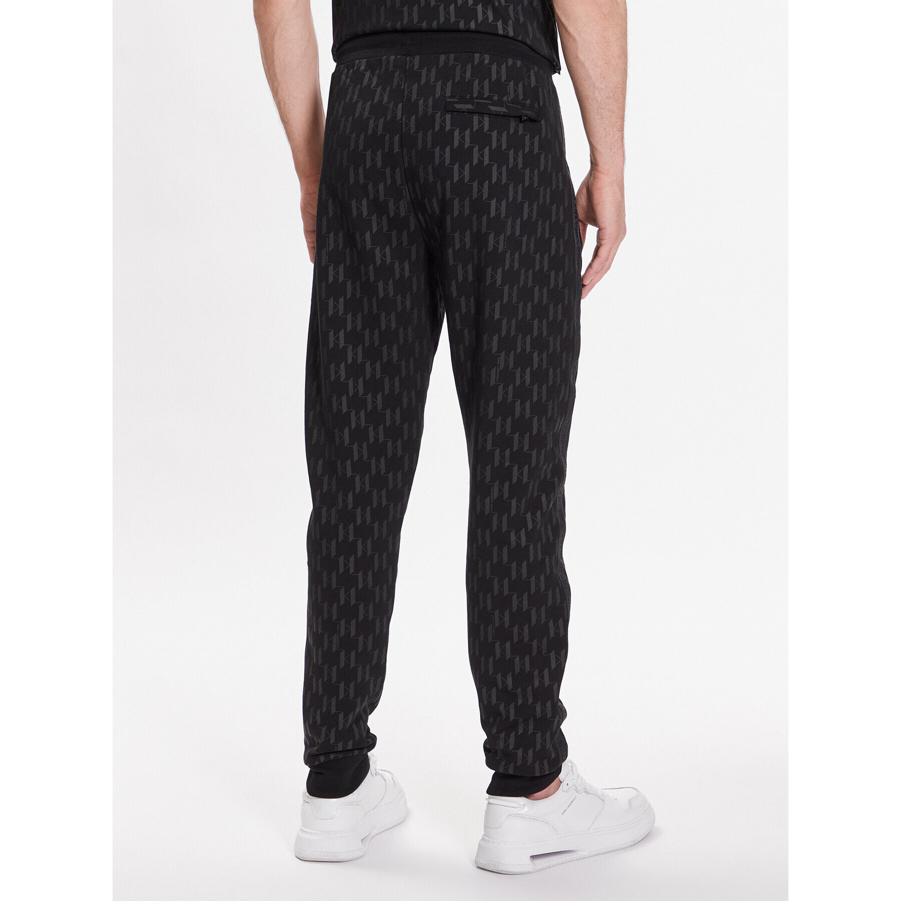 KARL LAGERFELD Pantaloni trening 705077 532951 Negru Regular Fit - Pled.ro