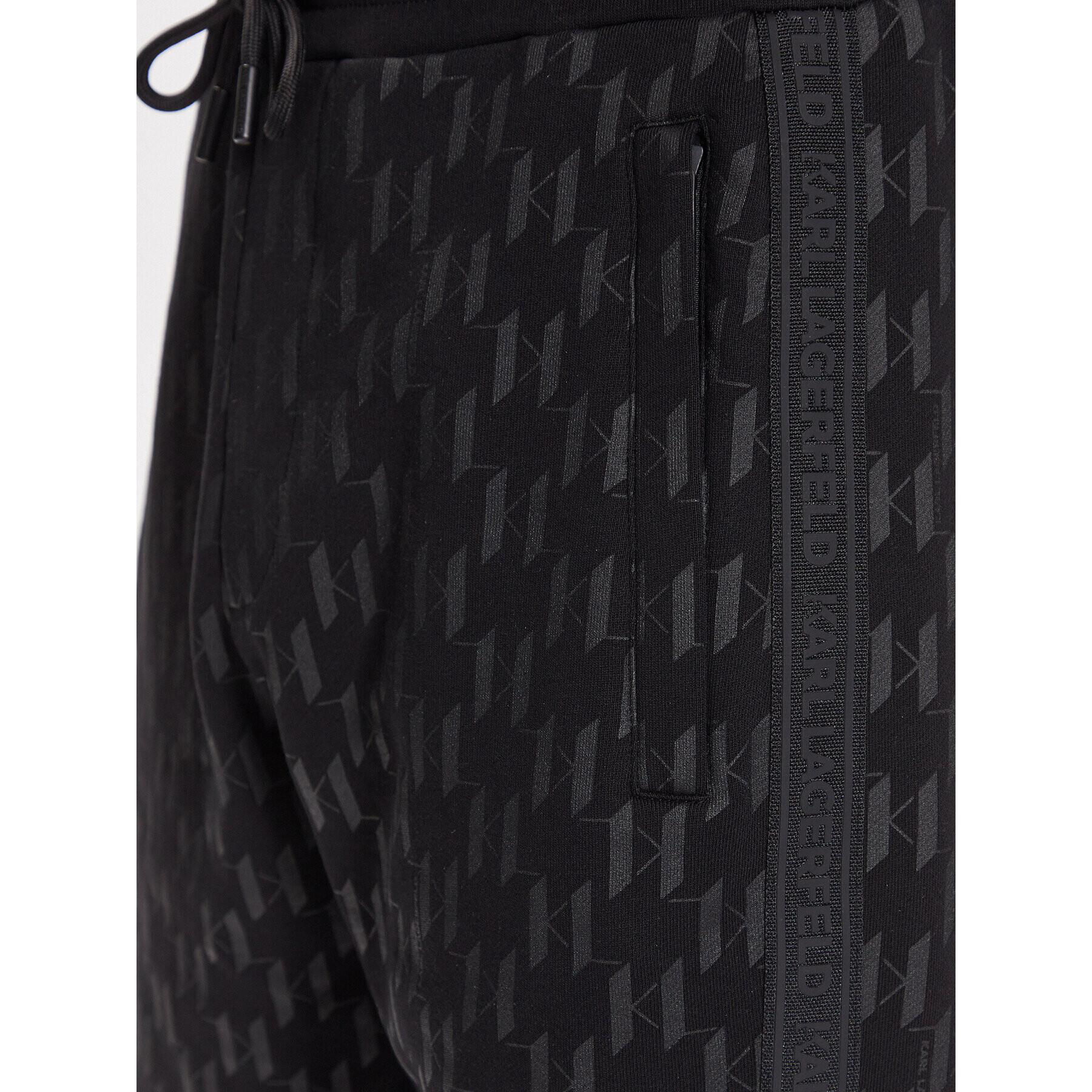 KARL LAGERFELD Pantaloni trening 705077 532951 Negru Regular Fit - Pled.ro