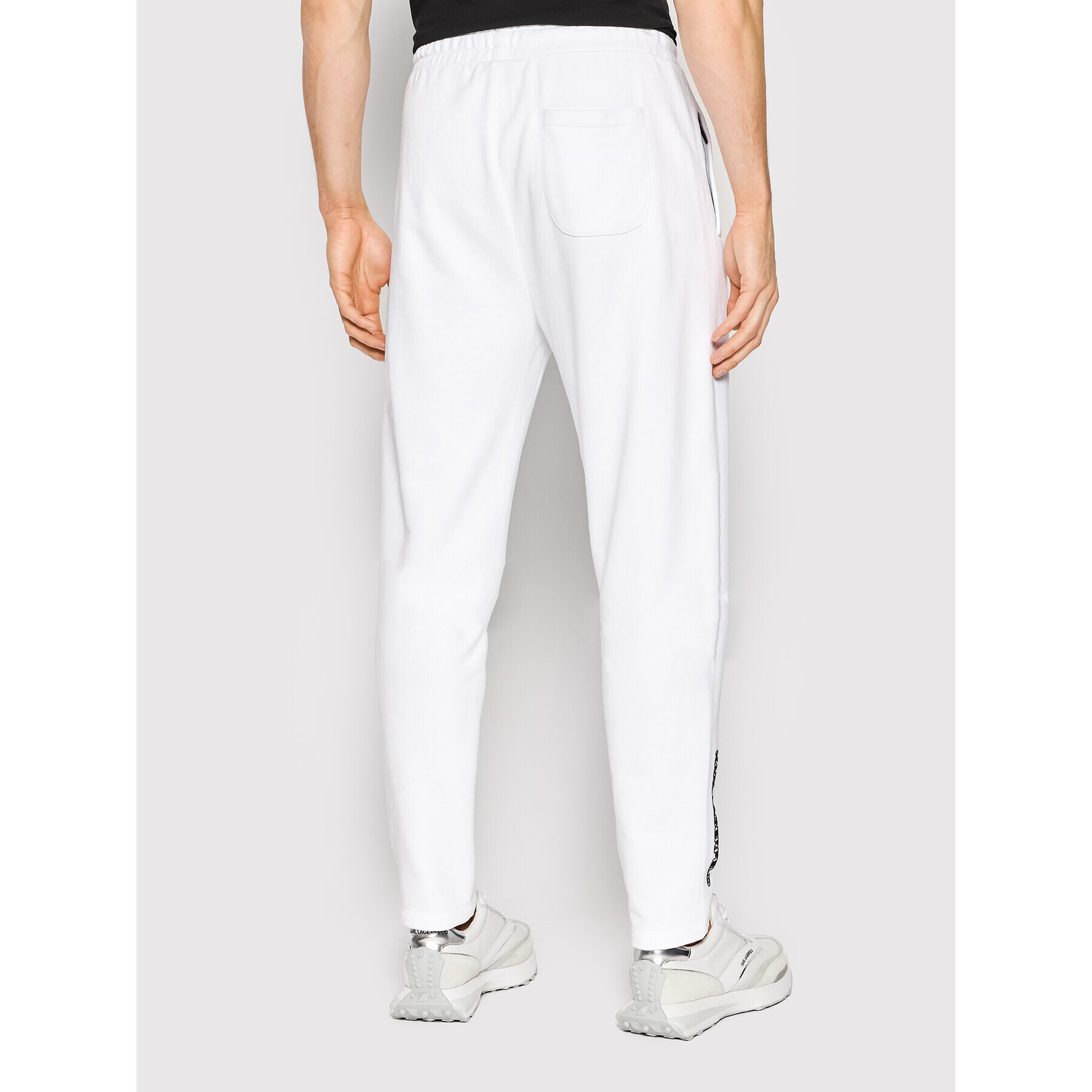 KARL LAGERFELD Pantaloni trening 705080 512900 Alb Regular Fit - Pled.ro