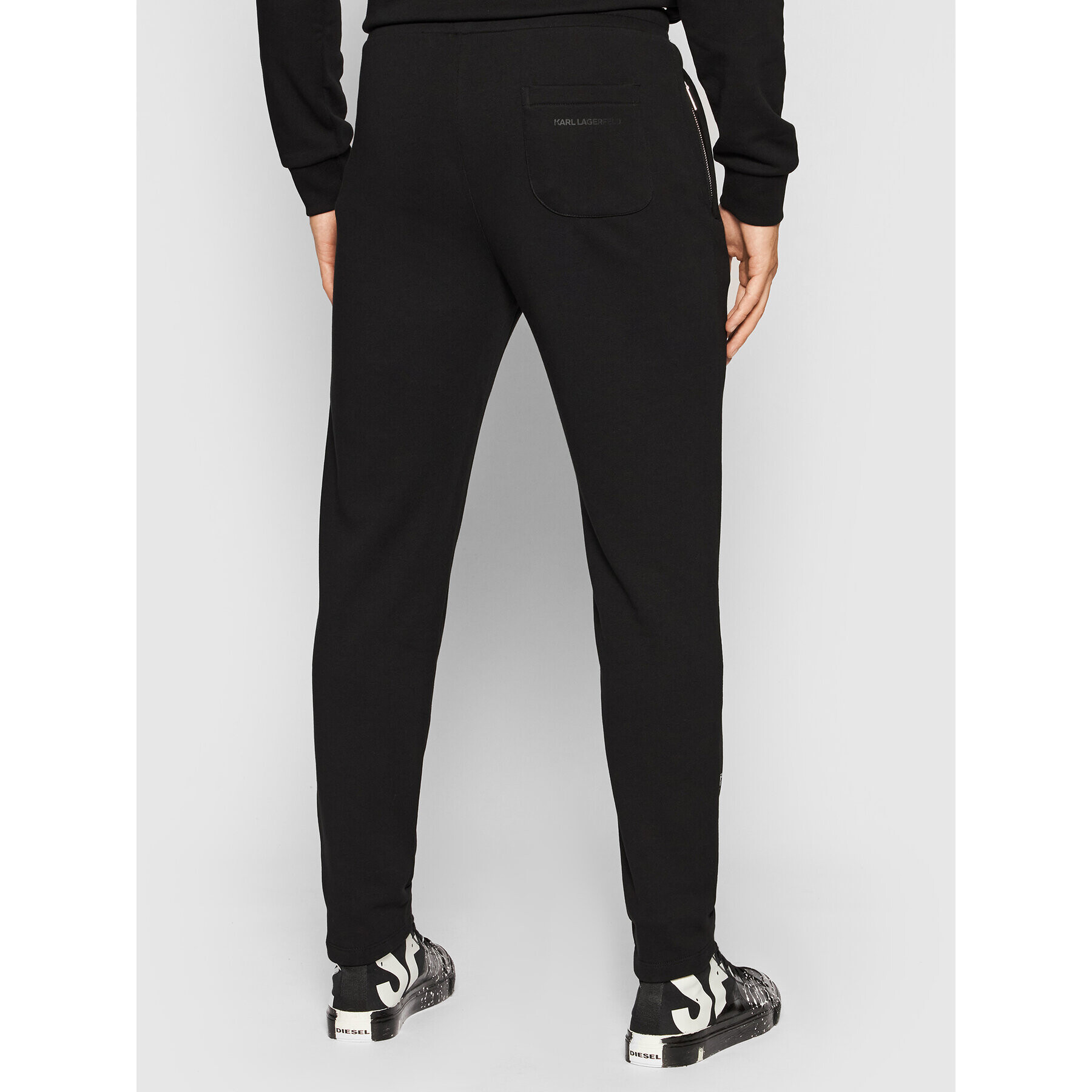 KARL LAGERFELD Pantaloni trening 705080 512900 Negru Regular Fit - Pled.ro