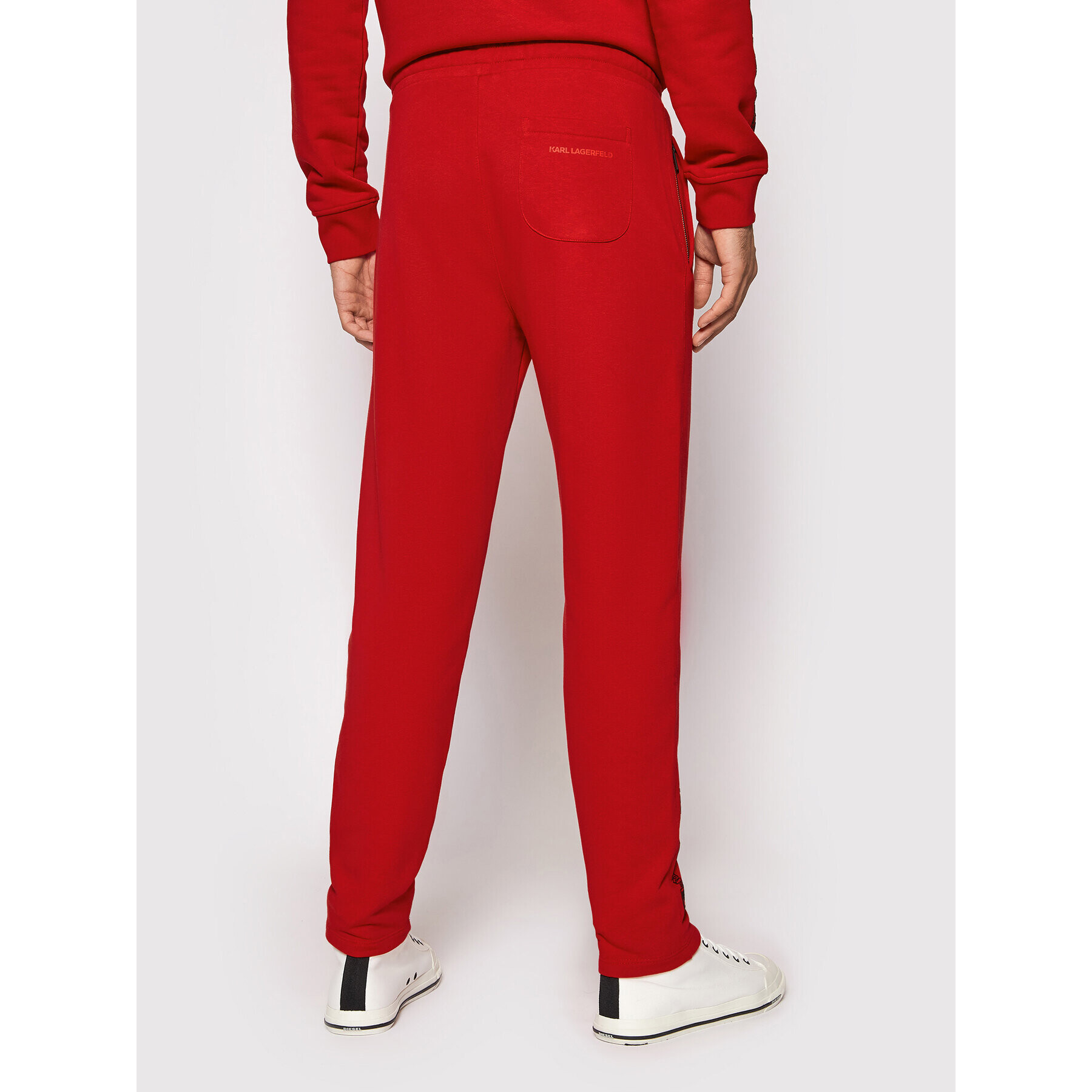 KARL LAGERFELD Pantaloni trening 705080 512900 Roșu Regular Fit - Pled.ro