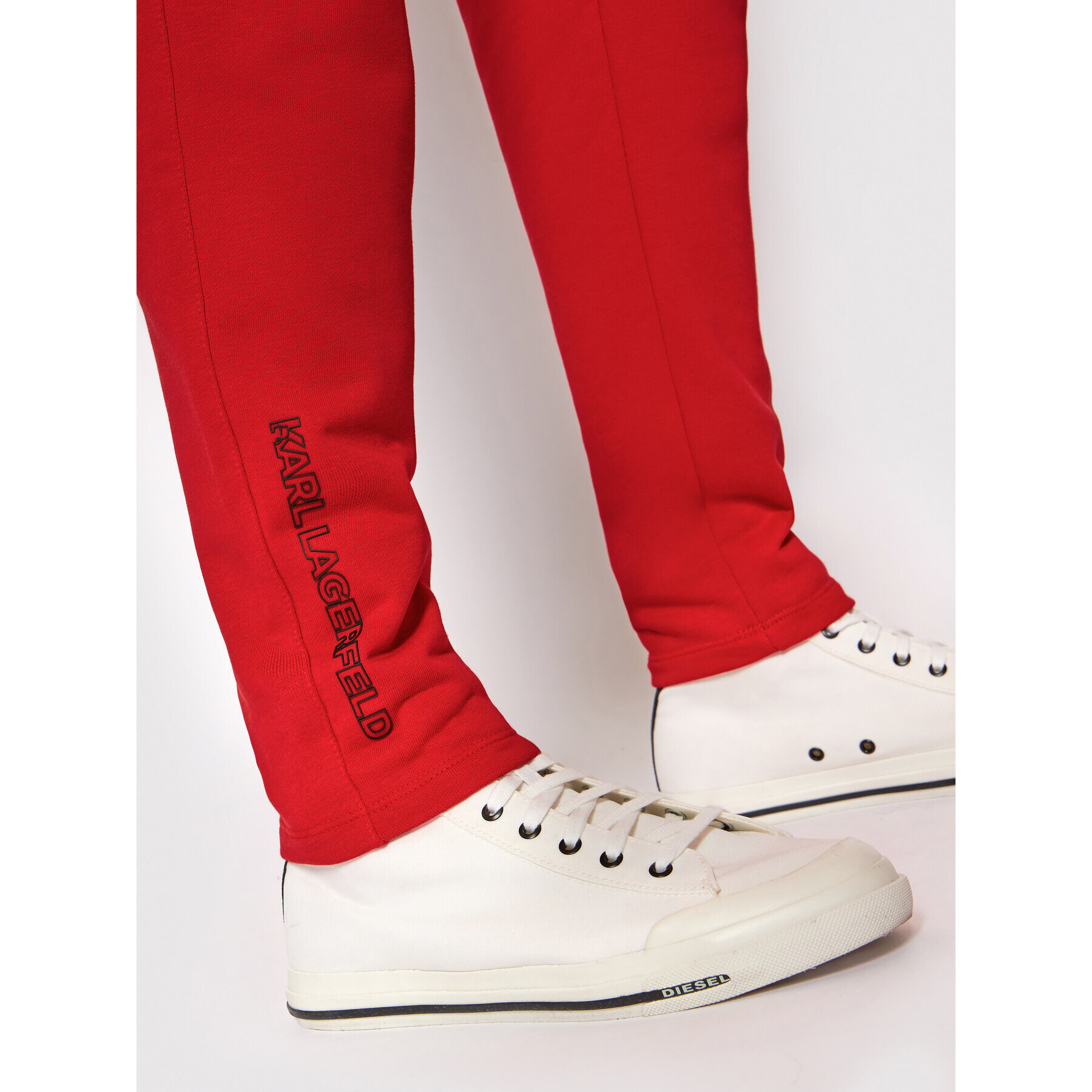 KARL LAGERFELD Pantaloni trening 705080 512900 Roșu Regular Fit - Pled.ro