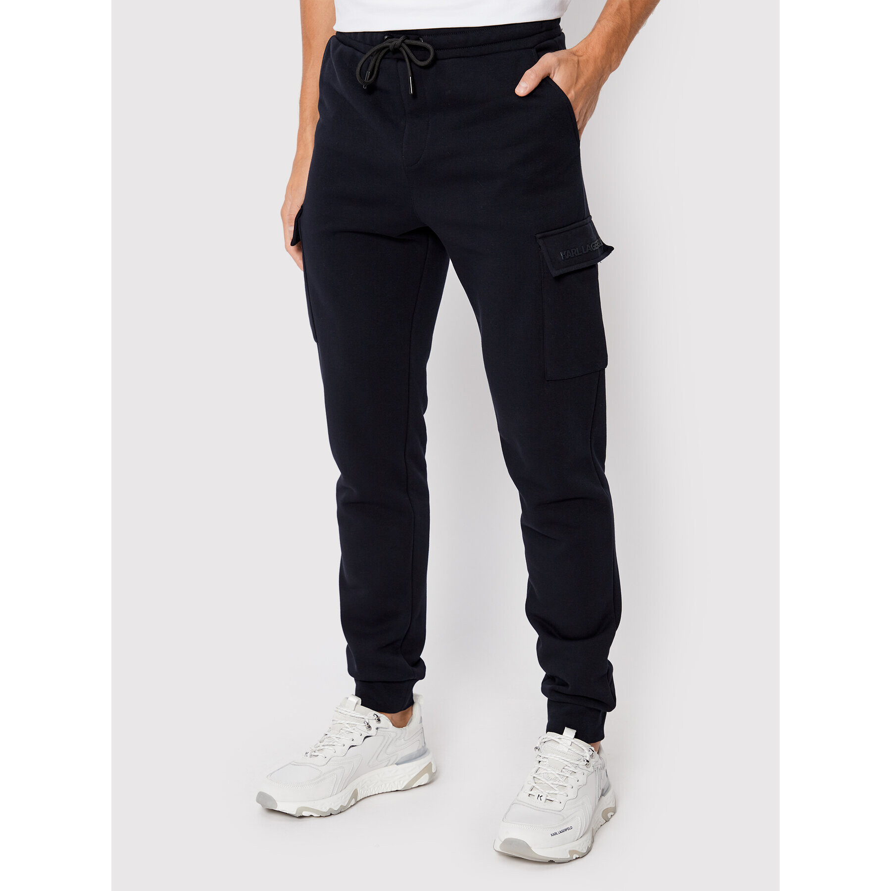 KARL LAGERFELD Pantaloni trening 705087 523910 Bleumarin Regular Fit - Pled.ro