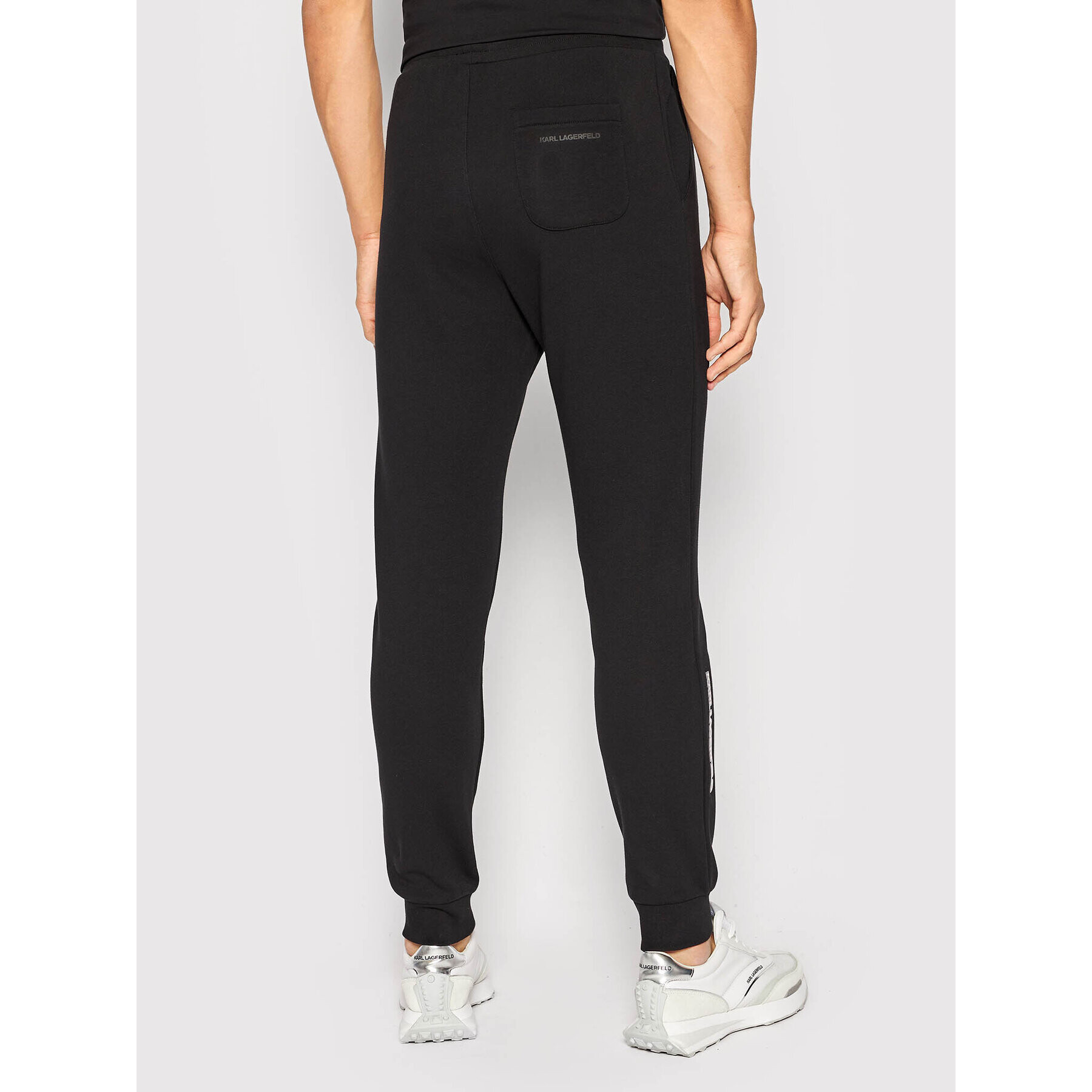 KARL LAGERFELD Pantaloni trening 705091 523910 Negru Regular Fit - Pled.ro