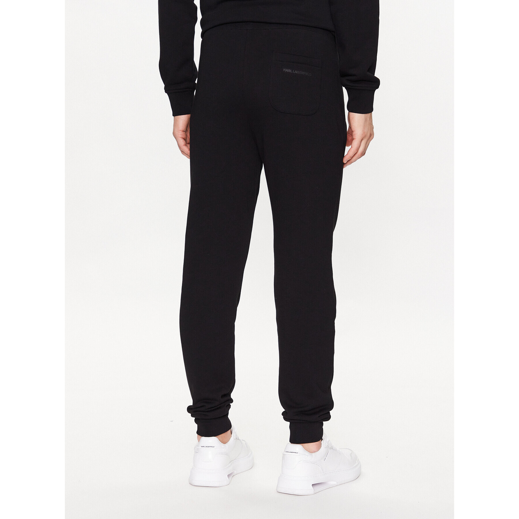 KARL LAGERFELD Pantaloni trening 705093 531900 Negru Regular Fit - Pled.ro