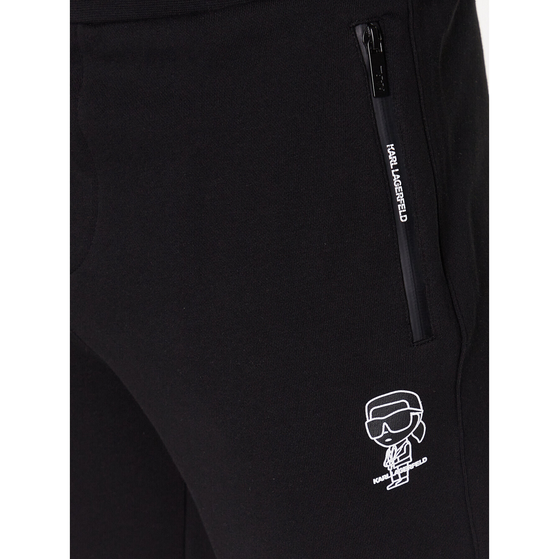 KARL LAGERFELD Pantaloni trening 705093 531900 Negru Regular Fit - Pled.ro