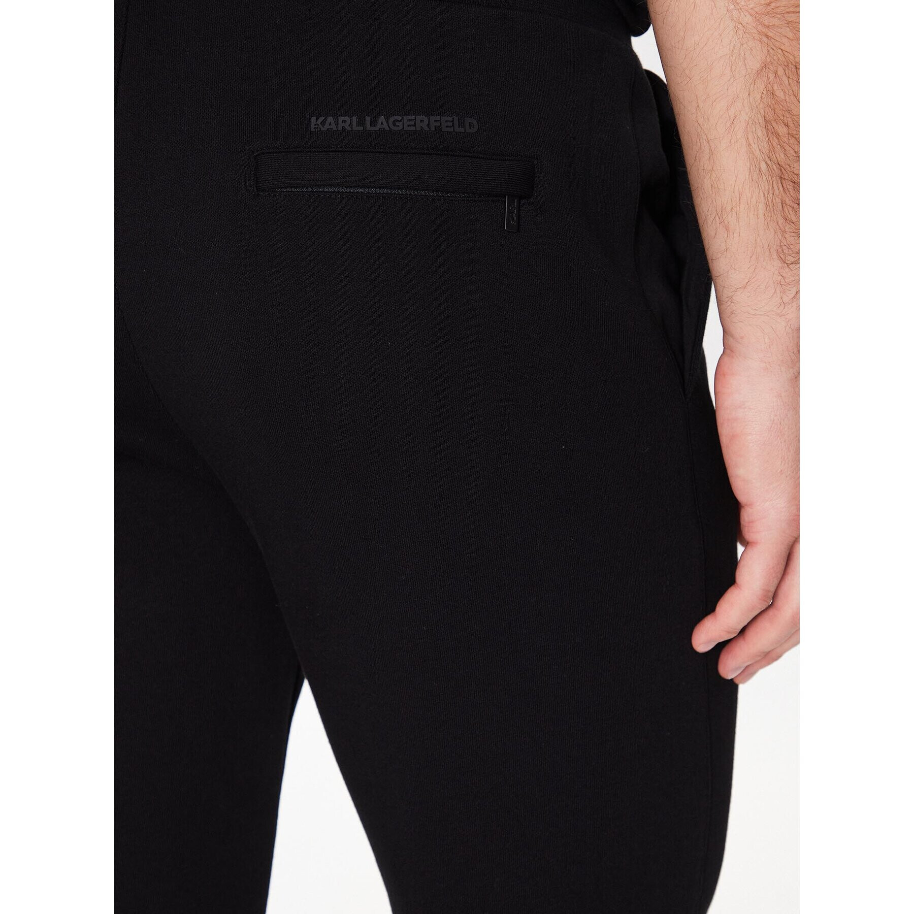 KARL LAGERFELD Pantaloni trening 705099 531900 Negru Regular Fit - Pled.ro