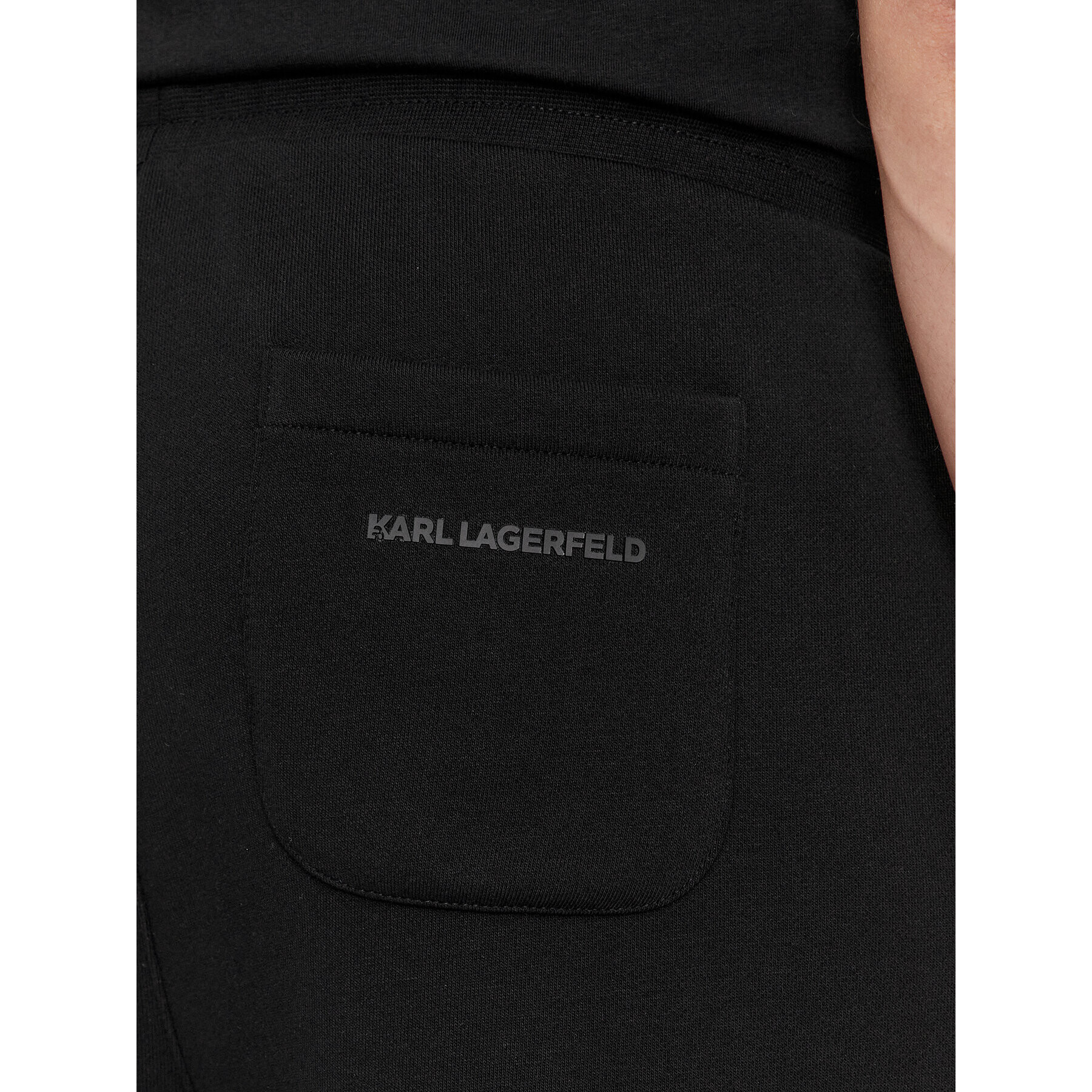 KARL LAGERFELD Pantaloni trening 705402 541900 Negru Regular Fit - Pled.ro