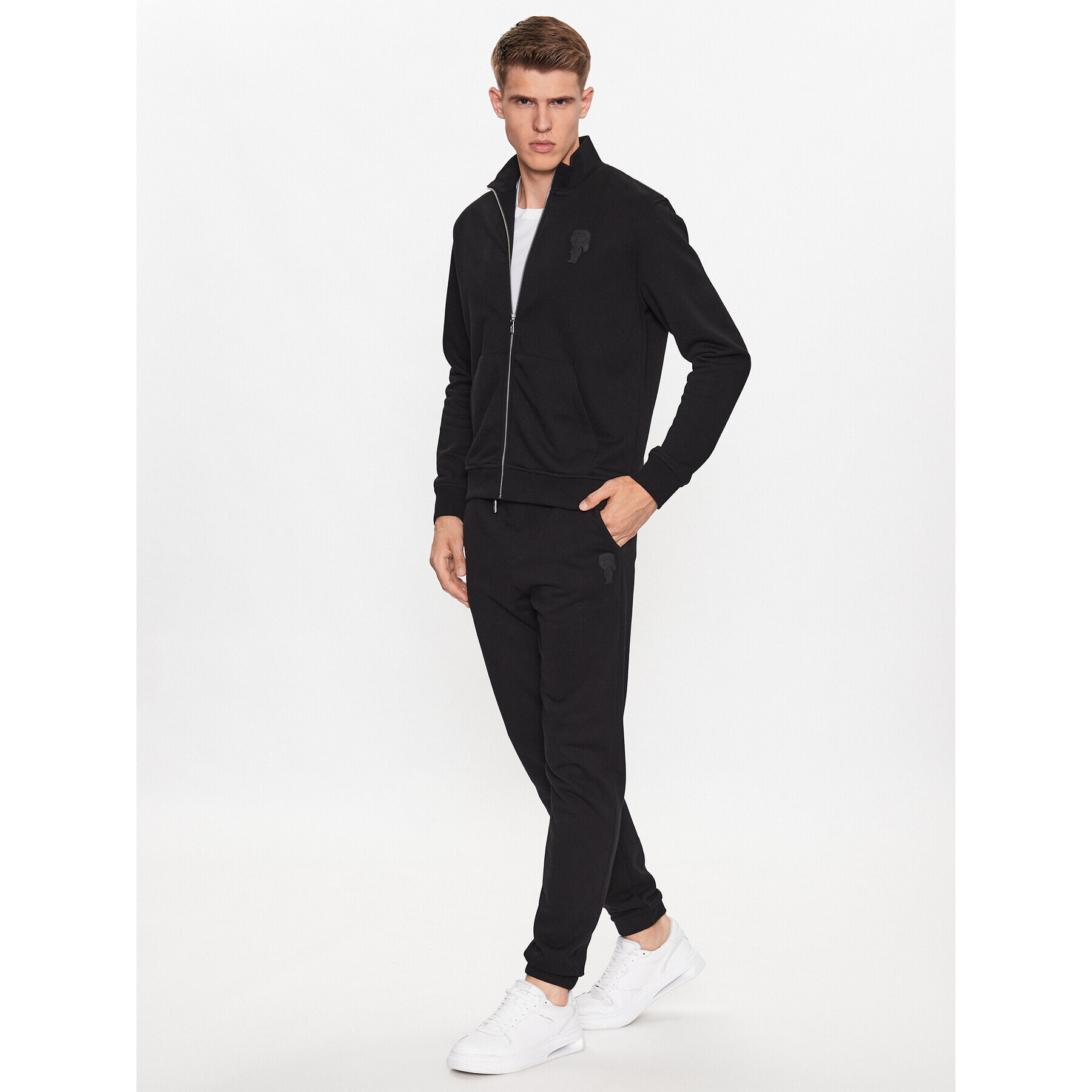 KARL LAGERFELD Pantaloni trening 705403 533910 Negru Regular Fit - Pled.ro