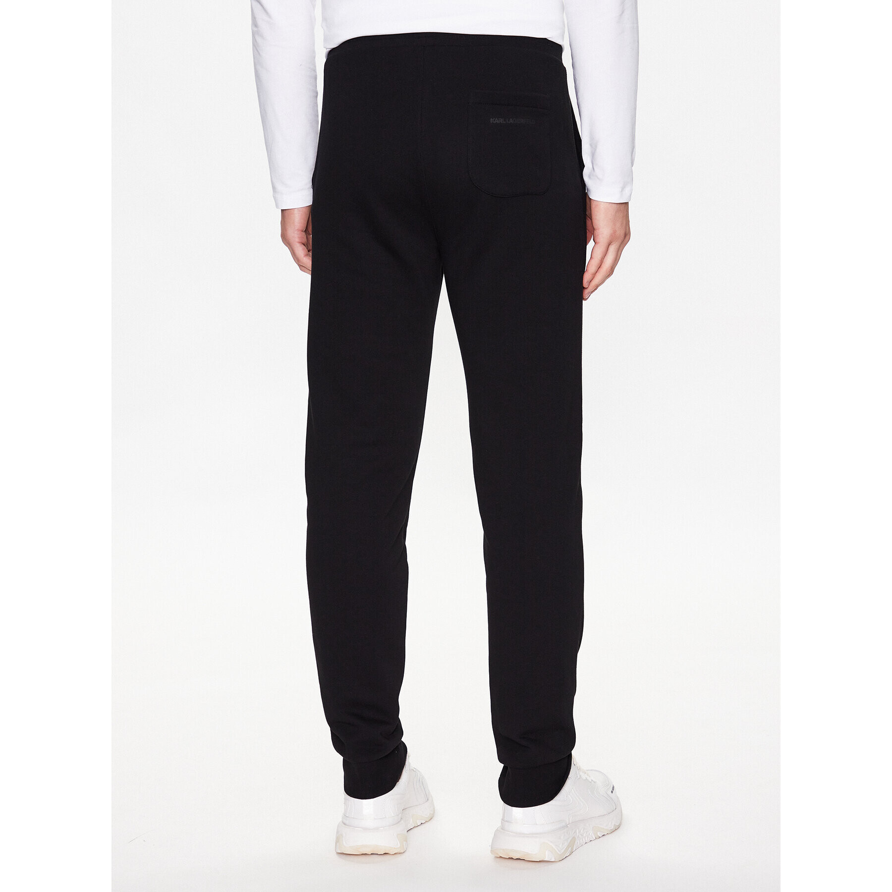 KARL LAGERFELD Pantaloni trening 705422 532900 Negru Regular Fit - Pled.ro