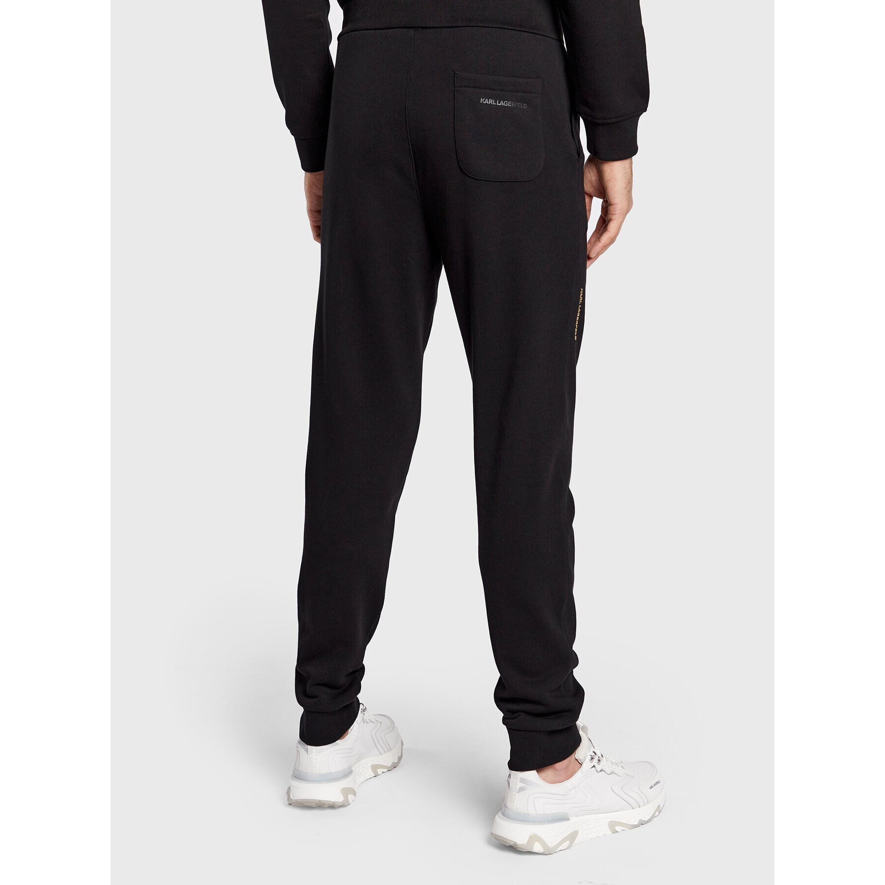 KARL LAGERFELD Pantaloni trening 705427 524910 Negru Regular Fit - Pled.ro