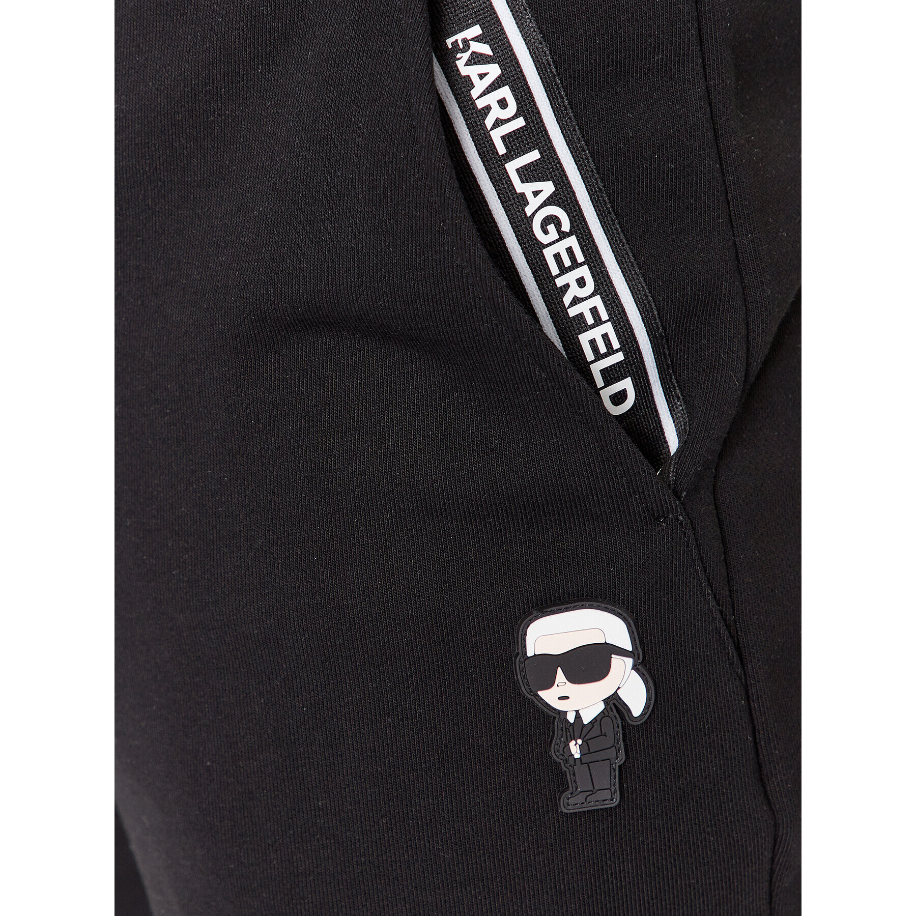 KARL LAGERFELD Pantaloni trening 705896 500900 Negru Regular Fit - Pled.ro