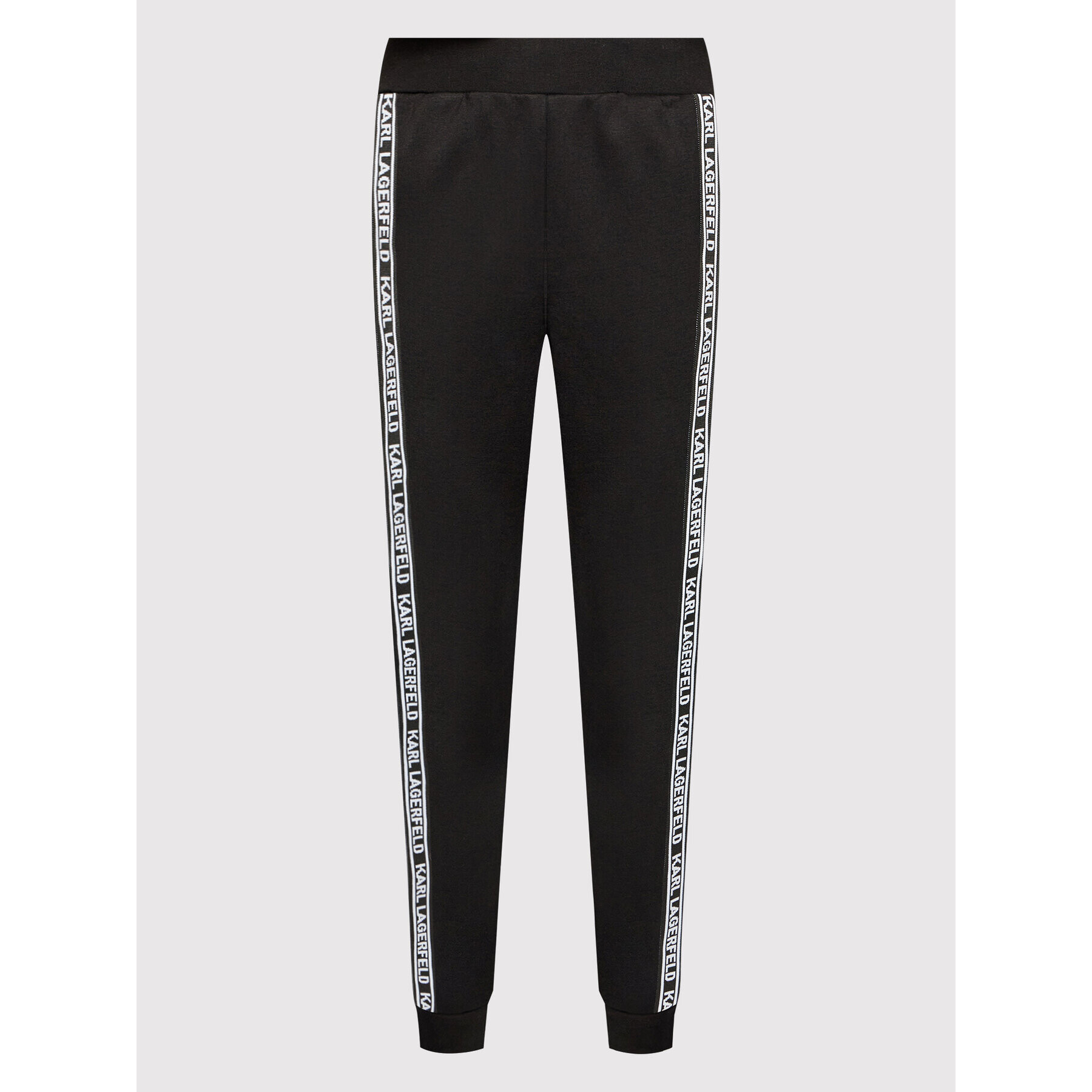 KARL LAGERFELD Pantaloni trening Double Jersey 220W1031 Negru Regular Fit - Pled.ro