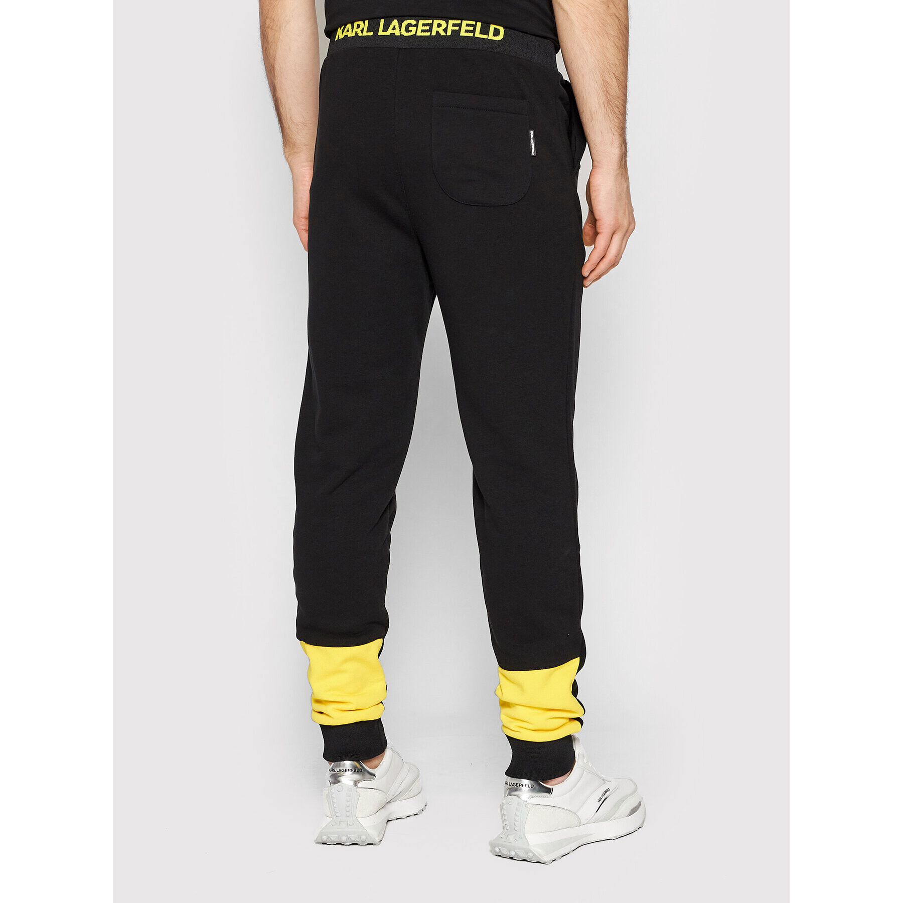 KARL LAGERFELD Pantaloni trening SMILEY WORLD 705446 521900 Negru Regular Fit - Pled.ro