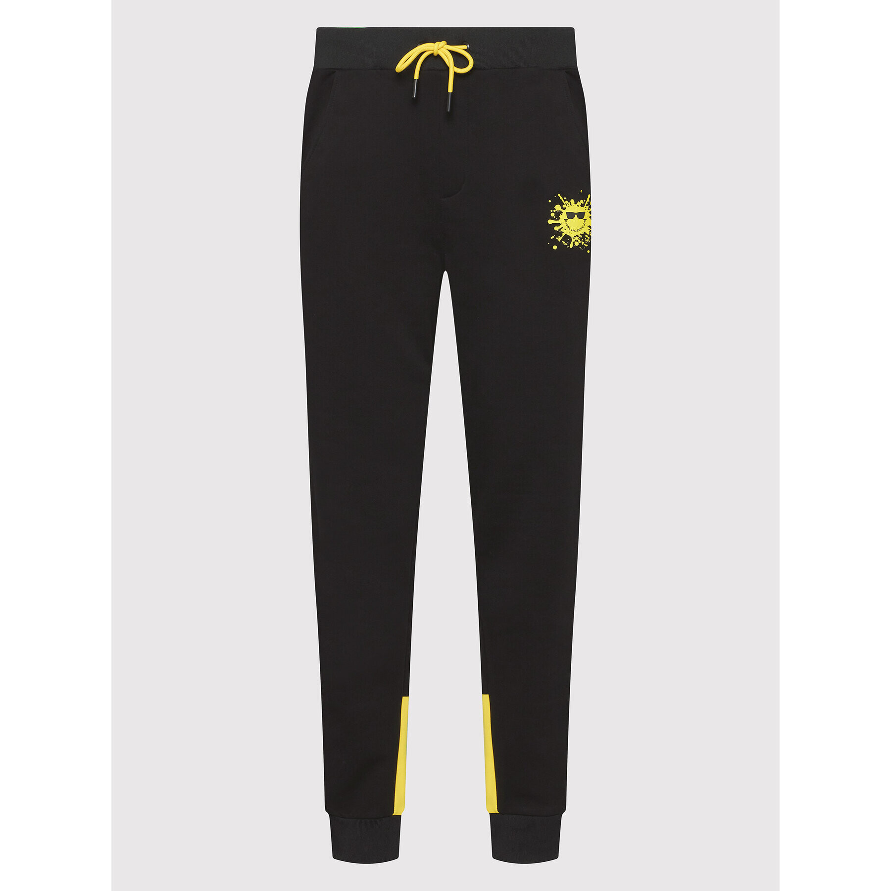 KARL LAGERFELD Pantaloni trening SMILEY WORLD 705446 521900 Negru Regular Fit - Pled.ro