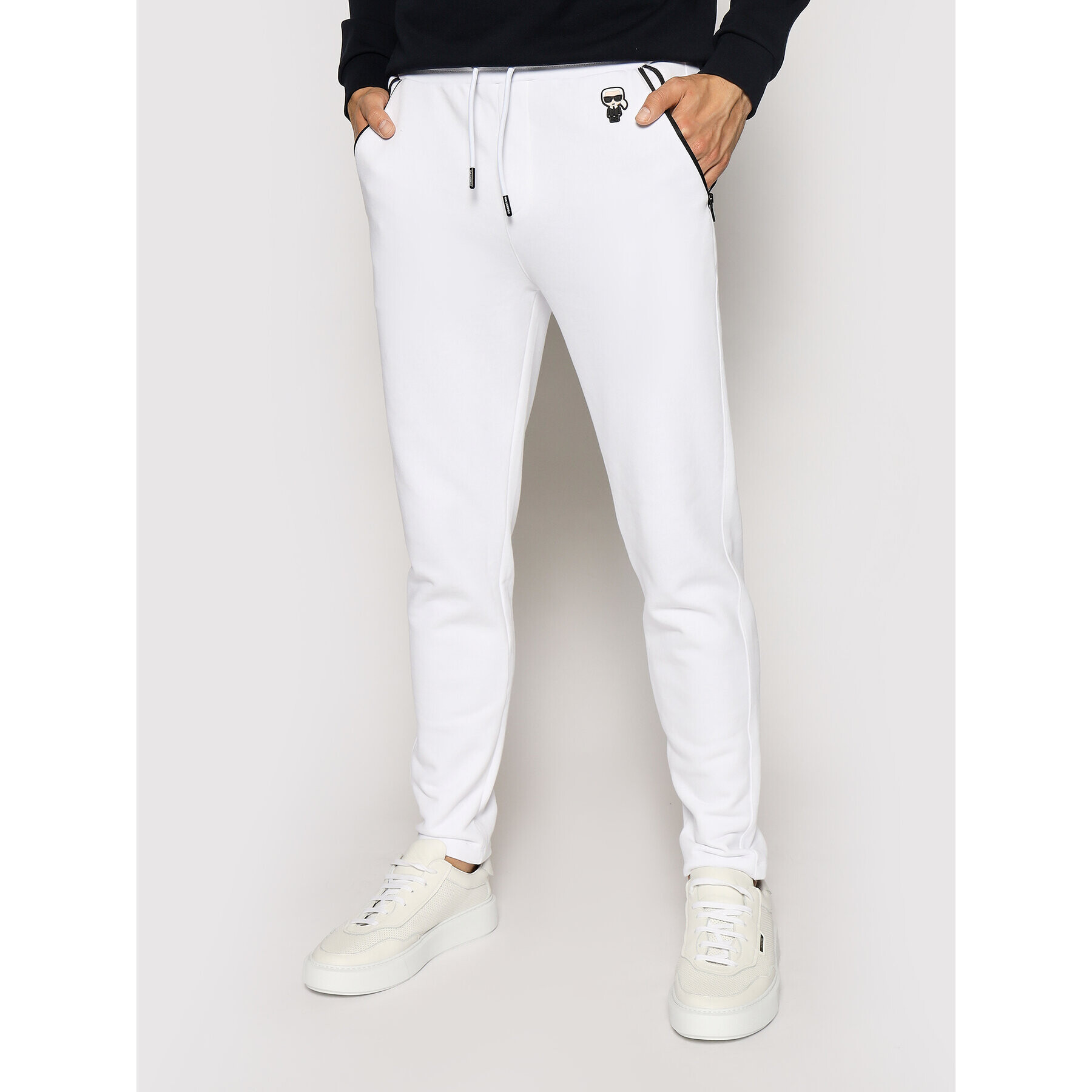 KARL LAGERFELD Pantaloni trening Sweat 705025 511900 Alb Regular Fit - Pled.ro