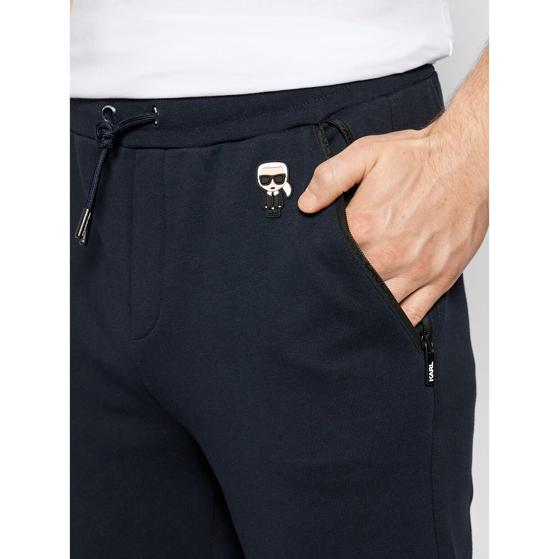 KARL LAGERFELD Pantaloni trening Sweat 705025 511900 Bleumarin Regular Fit - Pled.ro