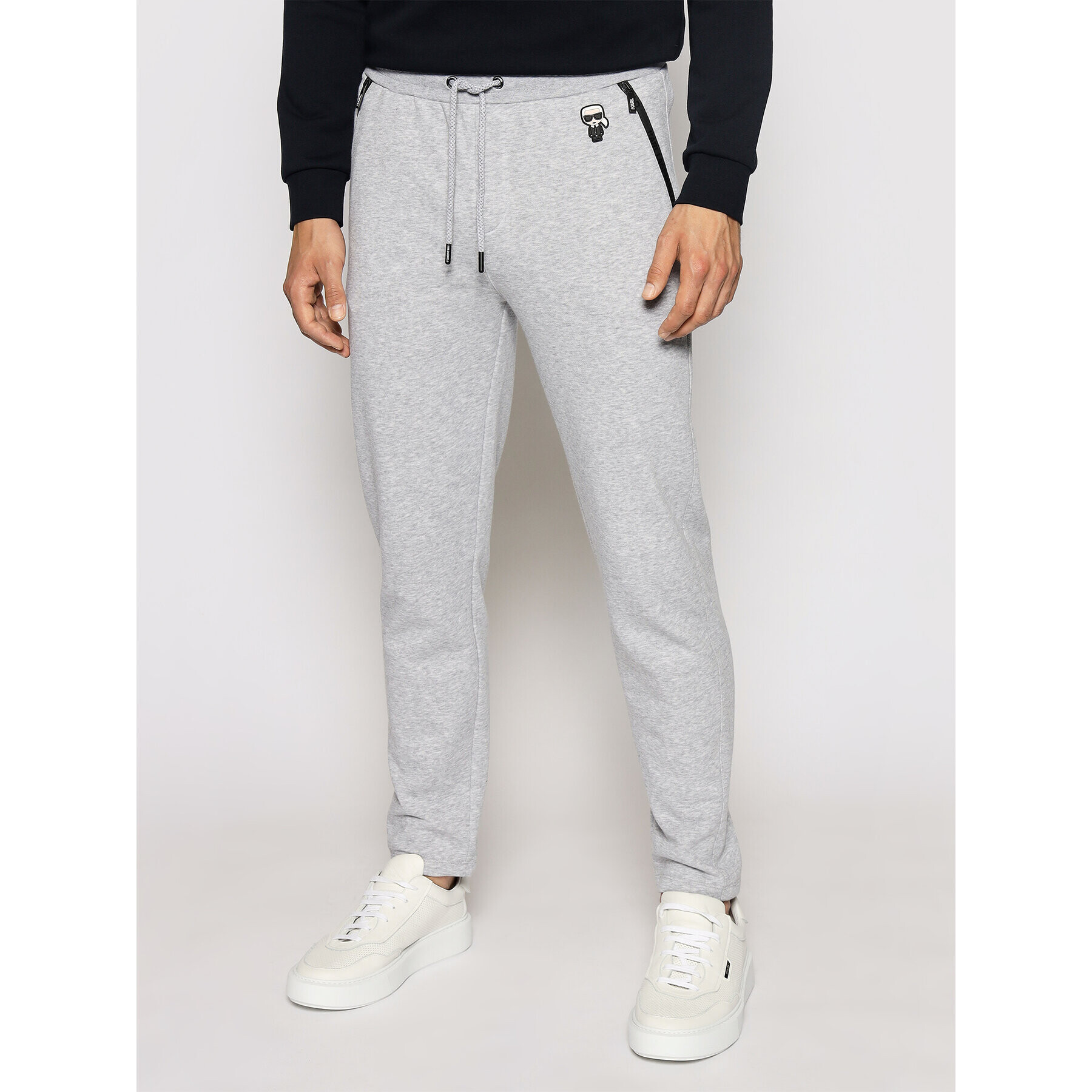 KARL LAGERFELD Pantaloni trening Sweat 705025 511900 Gri Regular Fit - Pled.ro