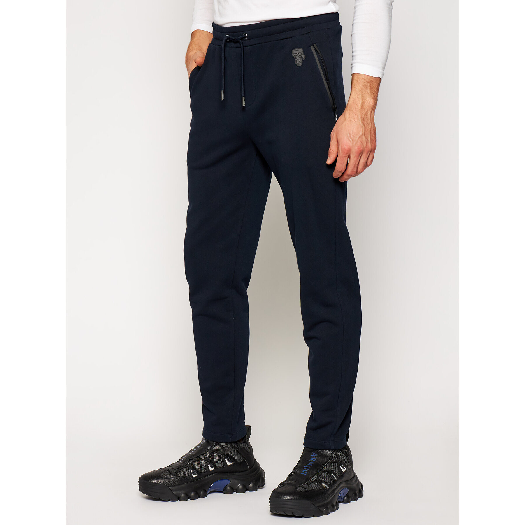 KARL LAGERFELD Pantaloni trening Sweat 705026 502910 Bleumarin Regular Fit - Pled.ro