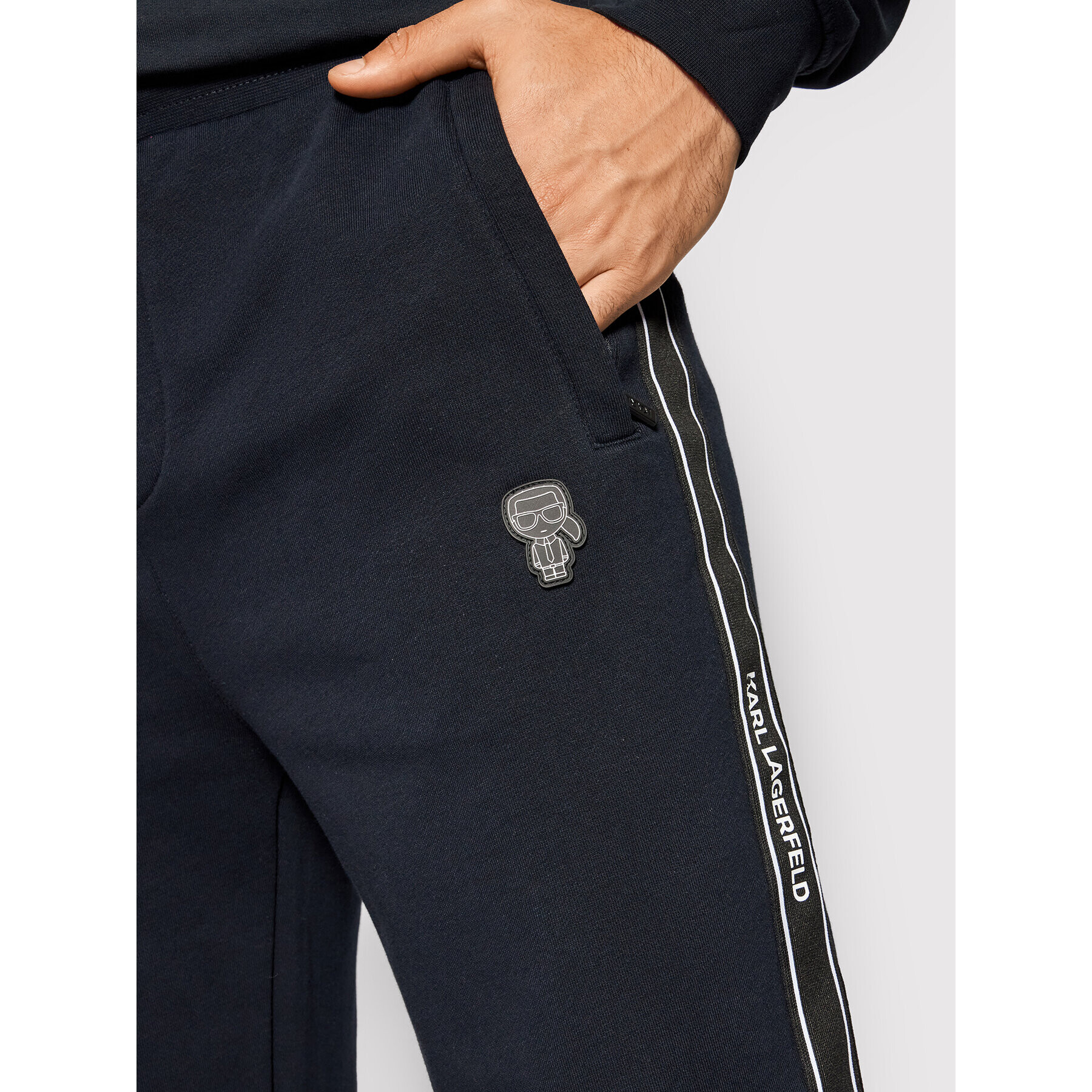 KARL LAGERFELD Pantaloni trening 705028 512910 Bleumarin Regular Fit - Pled.ro