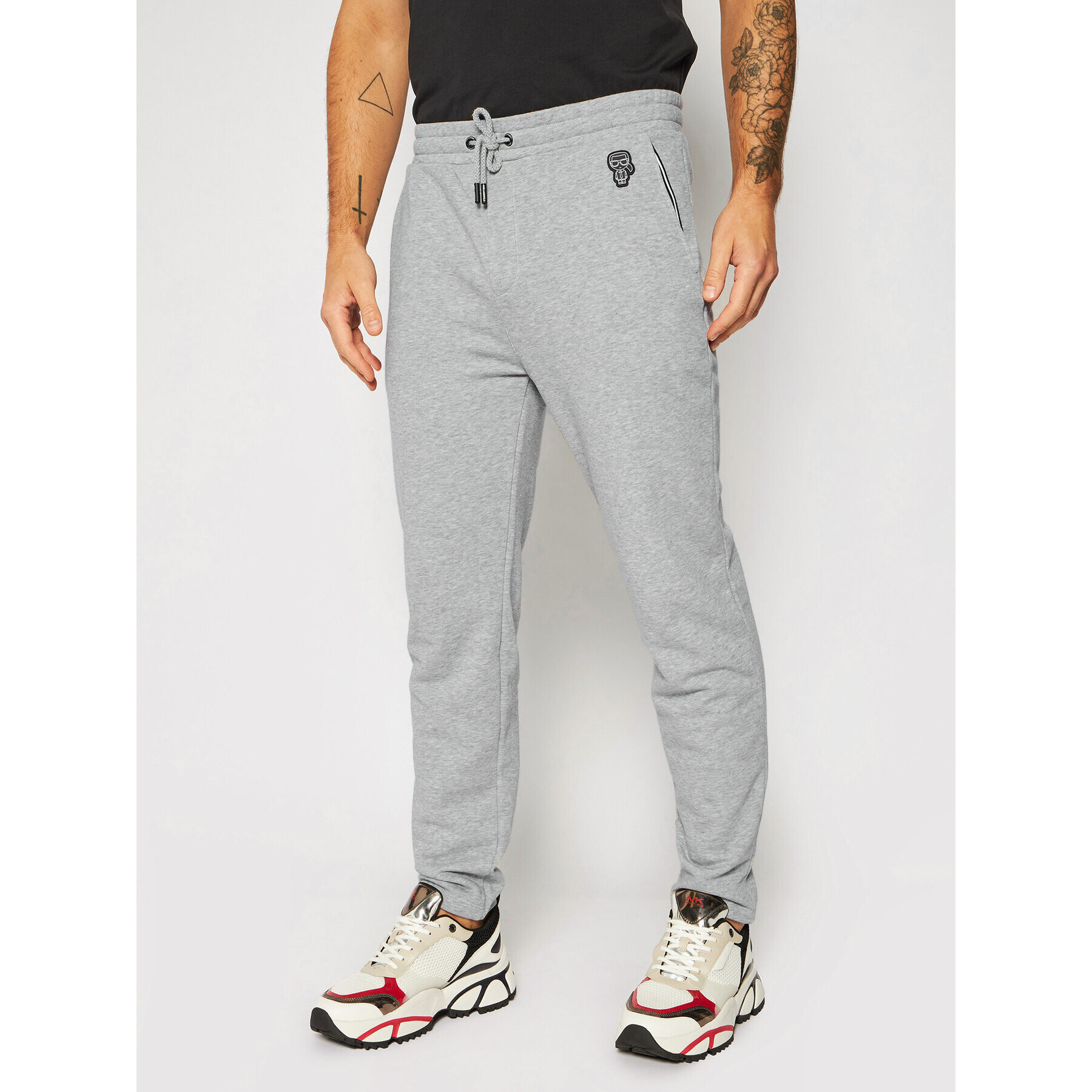 KARL LAGERFELD Pantaloni trening Sweat 705081 502910 Gri Regular Fit - Pled.ro