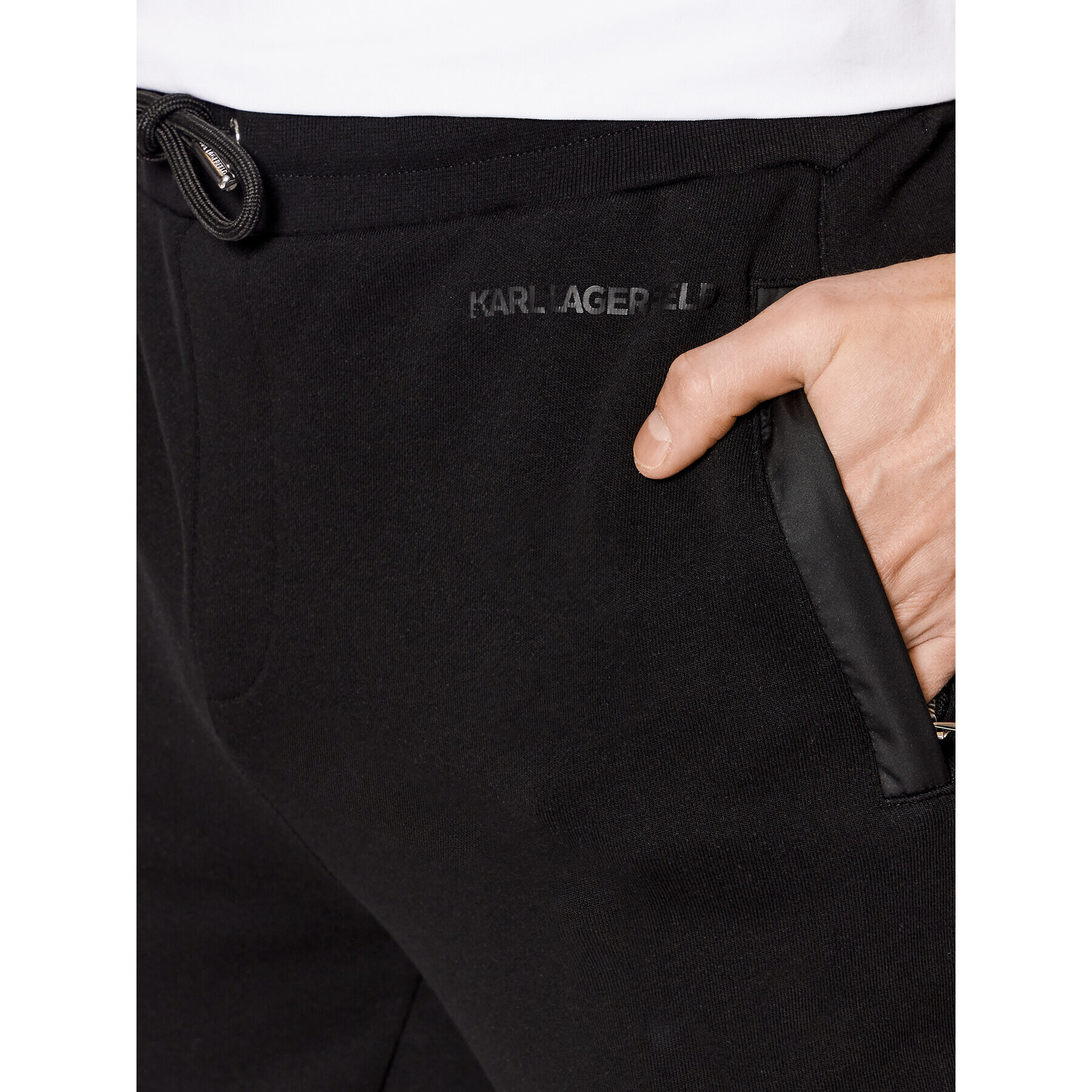 KARL LAGERFELD Pantaloni trening Sweat 705088 521900 Negru Regular Fit - Pled.ro