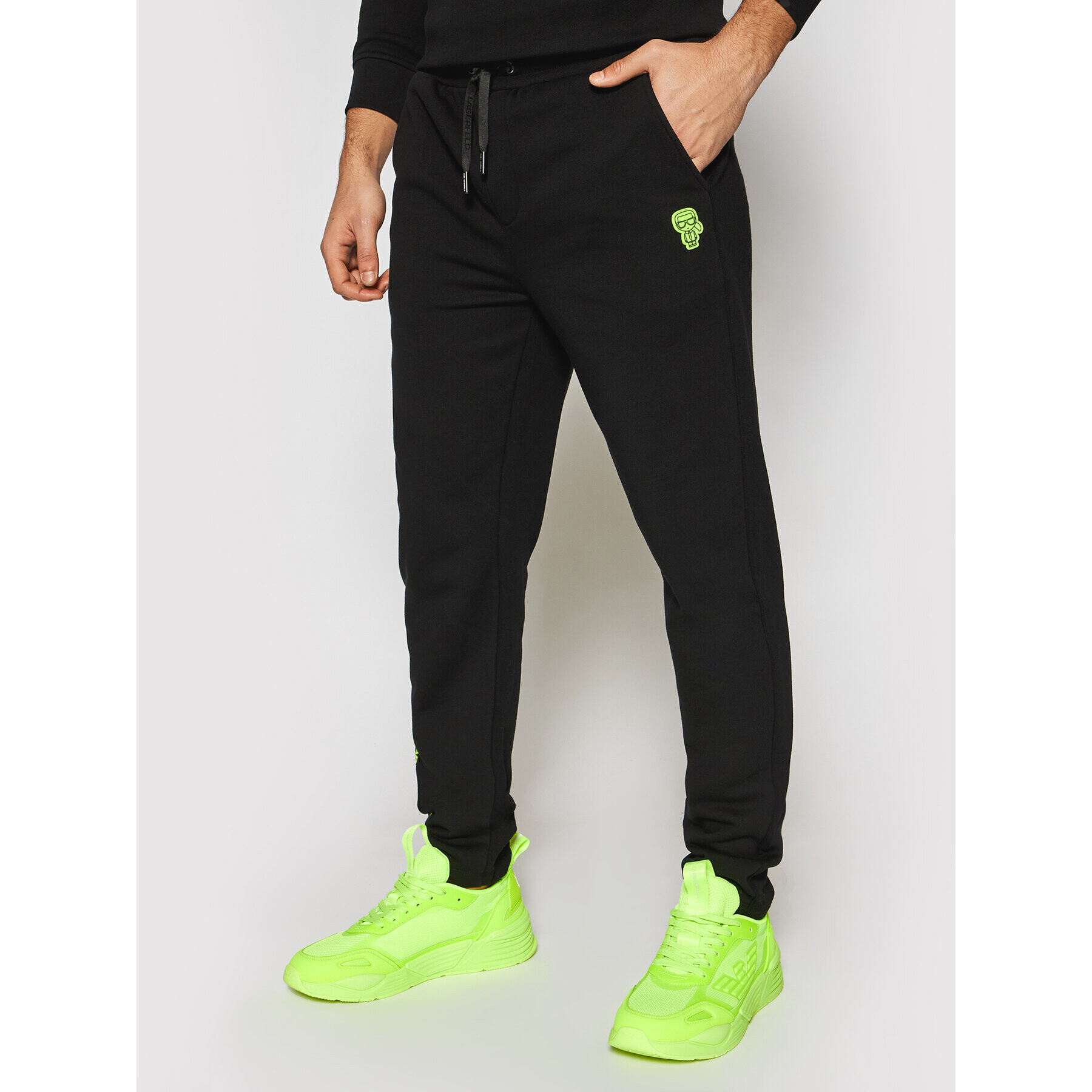 KARL LAGERFELD Pantaloni trening Sweat 705095 511910 Negru Regular Fit - Pled.ro