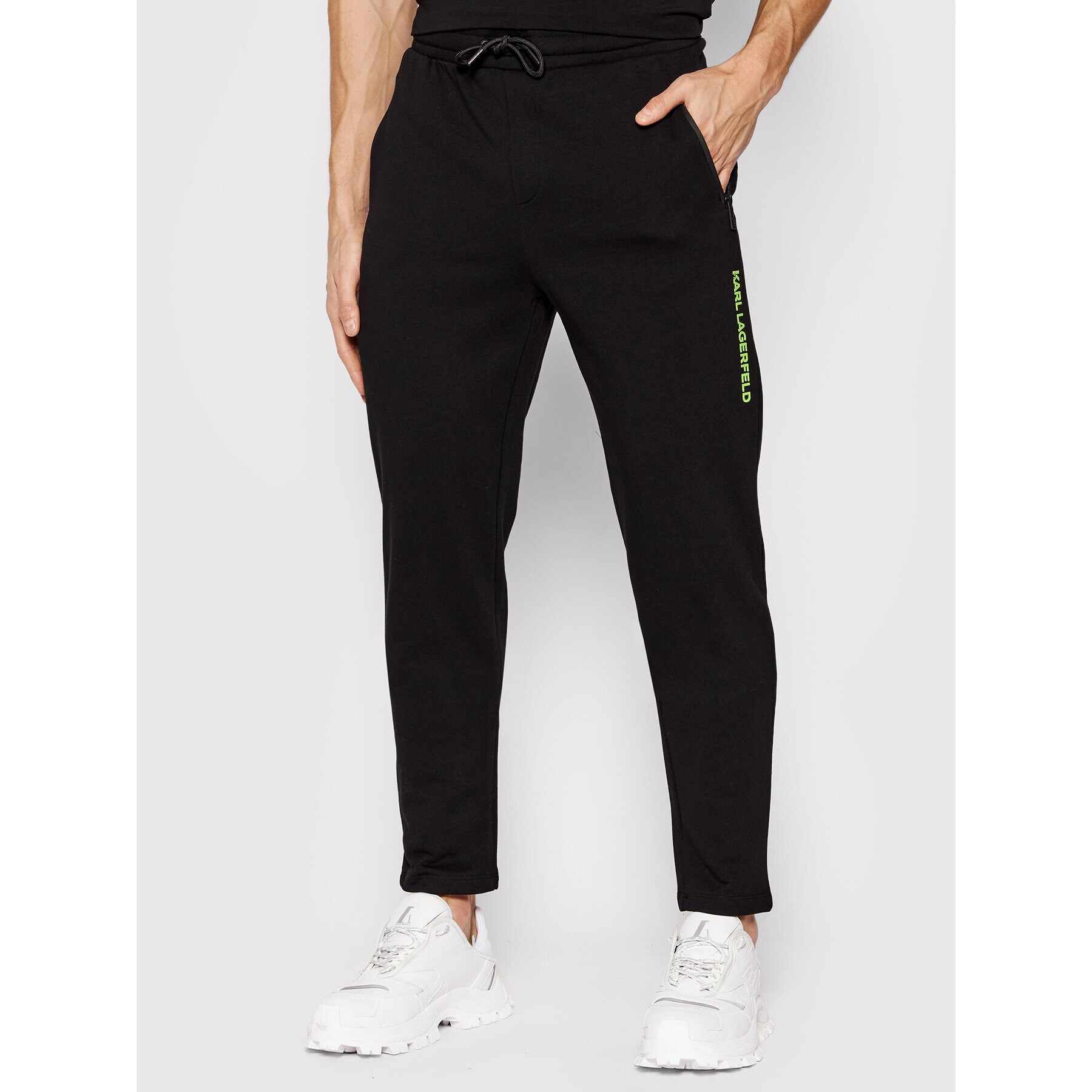 KARL LAGERFELD Pantaloni trening Sweat 705431 521900 Negru Regular Fit - Pled.ro