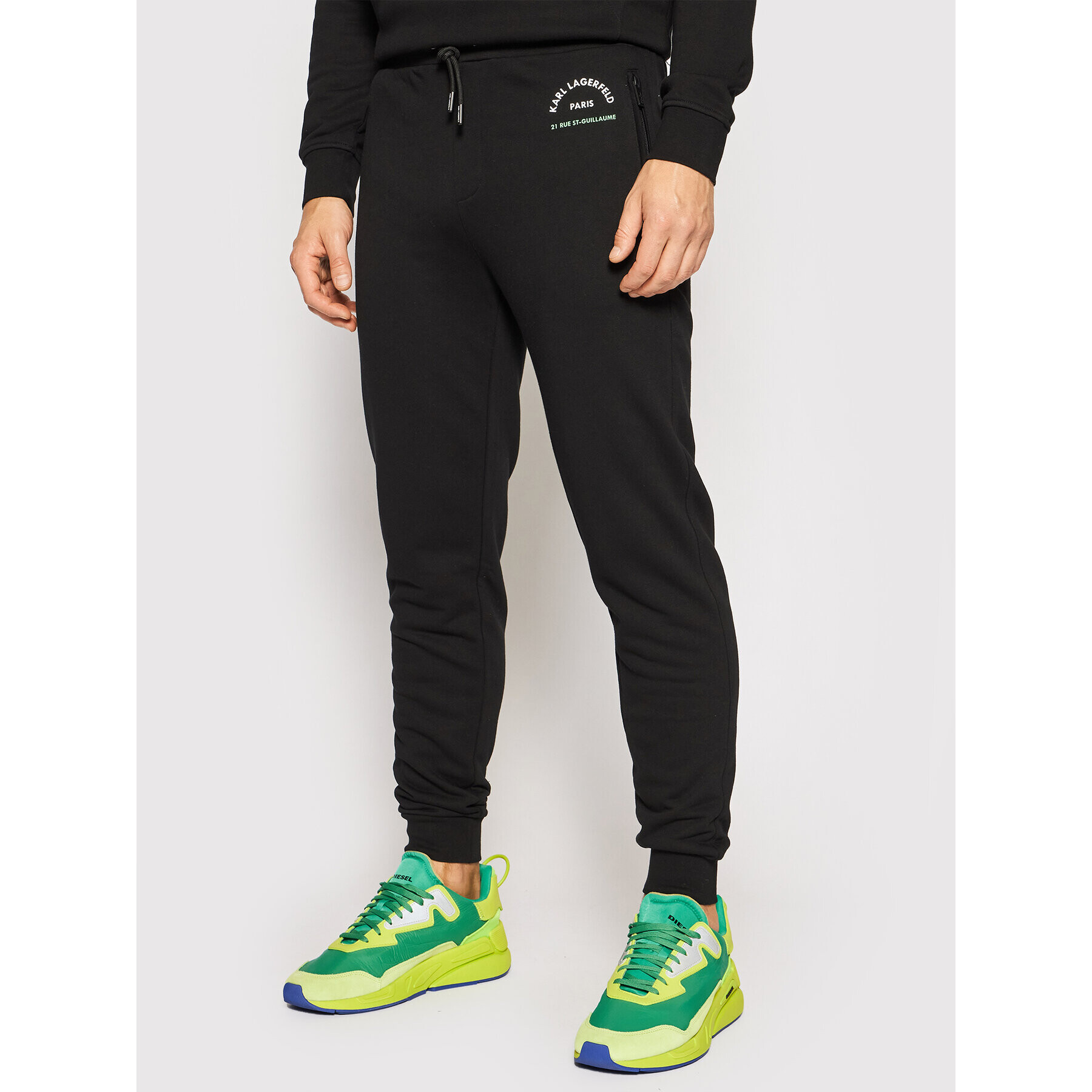 KARL LAGERFELD Pantaloni trening Sweat Pants 705092 511910 Negru Regular Fit - Pled.ro