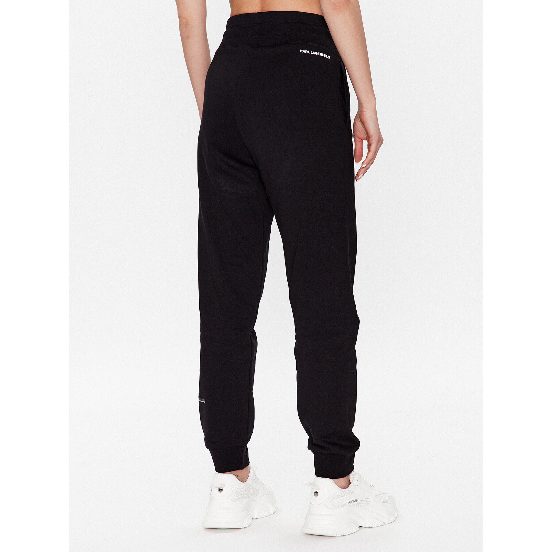 KARL LAGERFELD Pantaloni trening Unisex 225W2180 Negru Regular Fit - Pled.ro