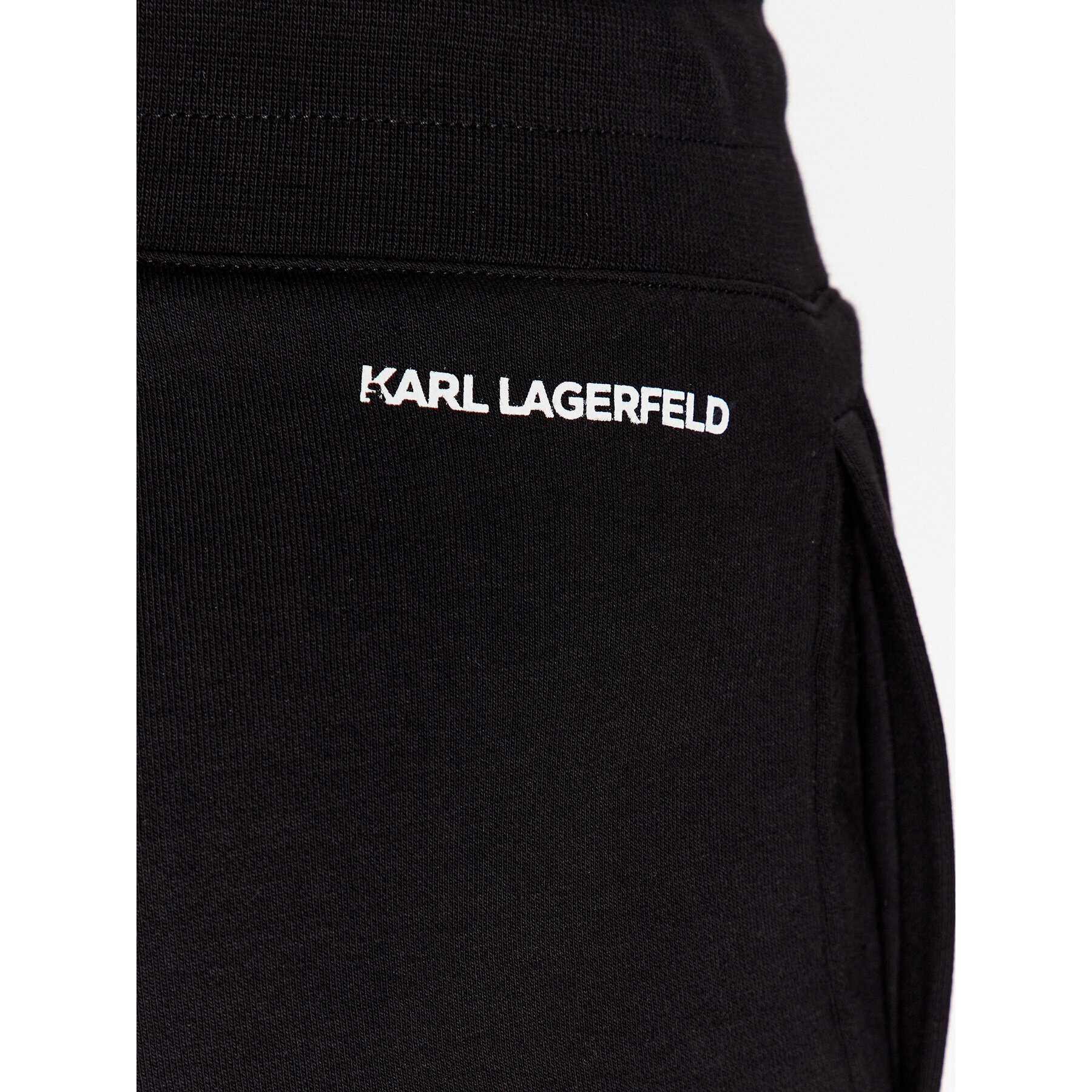 KARL LAGERFELD Pantaloni trening Unisex 225W2180 Negru Regular Fit - Pled.ro