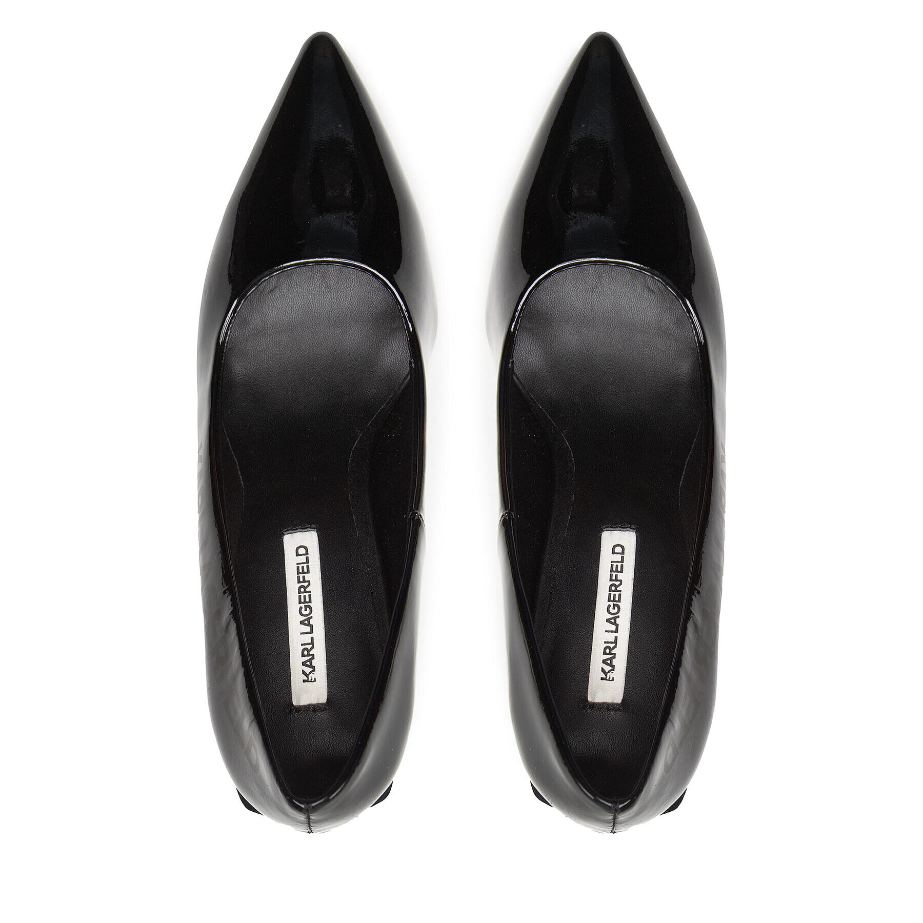 KARL LAGERFELD Pantofi cu toc subțire KL30915C Negru - Pled.ro