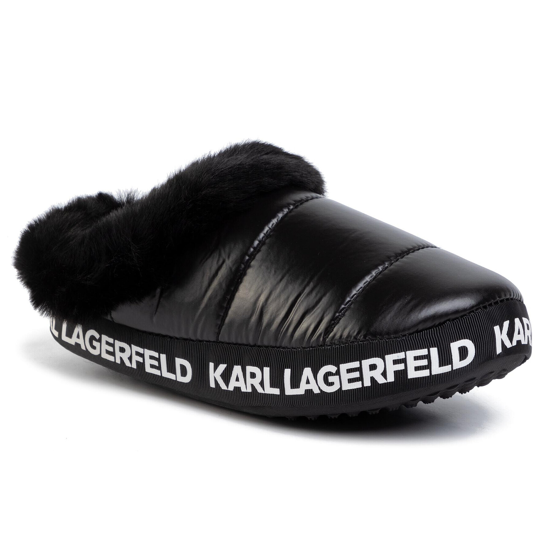 KARL LAGERFELD Papuci de casă KL49101 Negru - Pled.ro