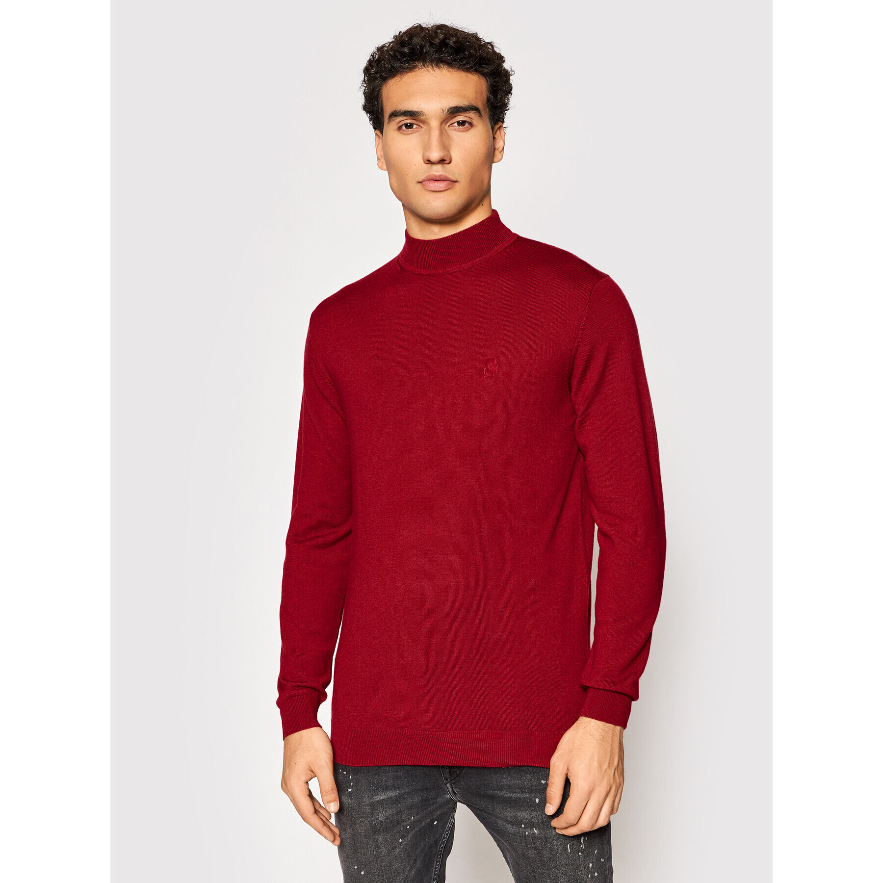 KARL LAGERFELD Pulover Knit 655002 512399 Roșu Slim Fit - Pled.ro