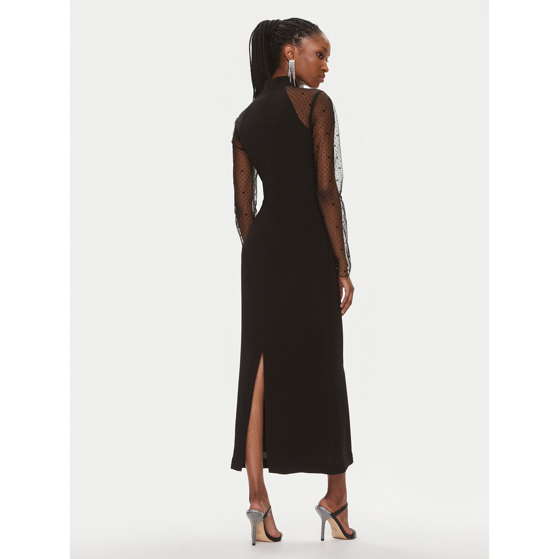 KARL LAGERFELD Rochie cocktail 240W1303 Negru Slim Fit - Pled.ro