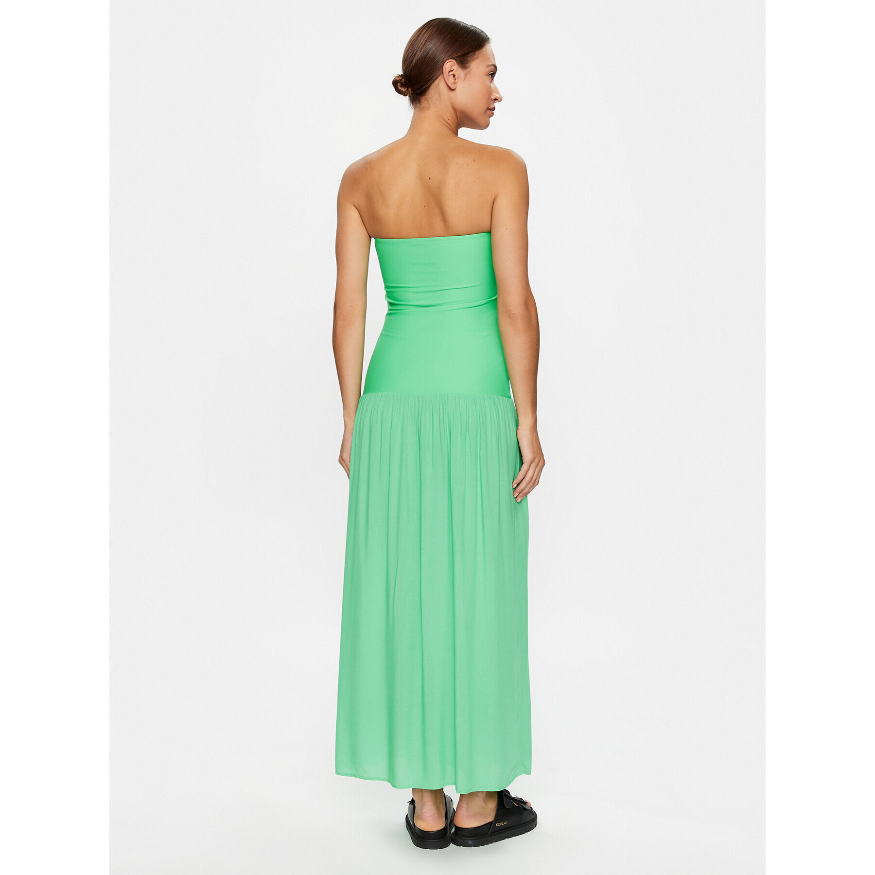 KARL LAGERFELD Rochie de vară Straples Beach Dress 231W2206 Verde Regular Fit - Pled.ro