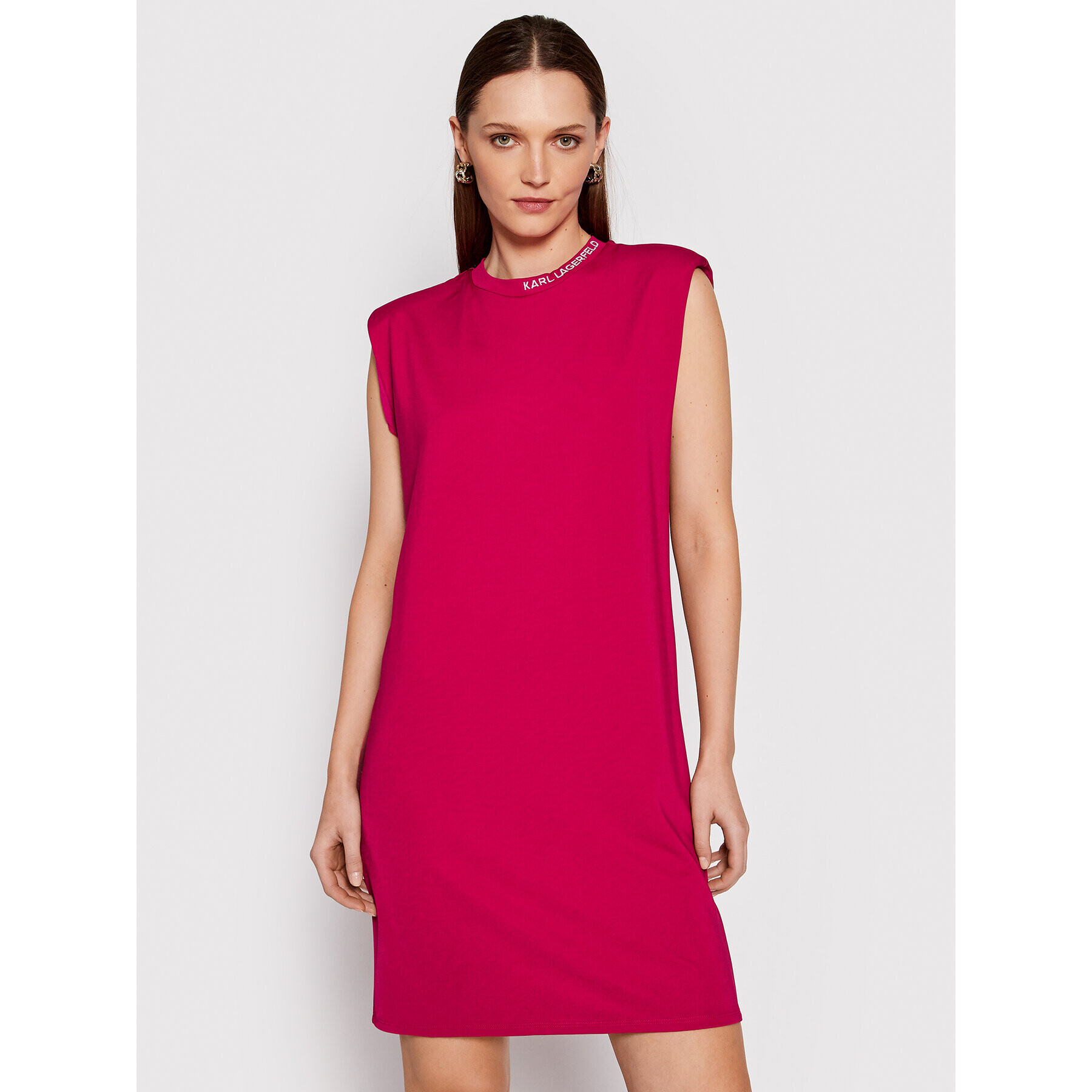 KARL LAGERFELD Rochie de zi 220W1353 Roz Regular Fit - Pled.ro