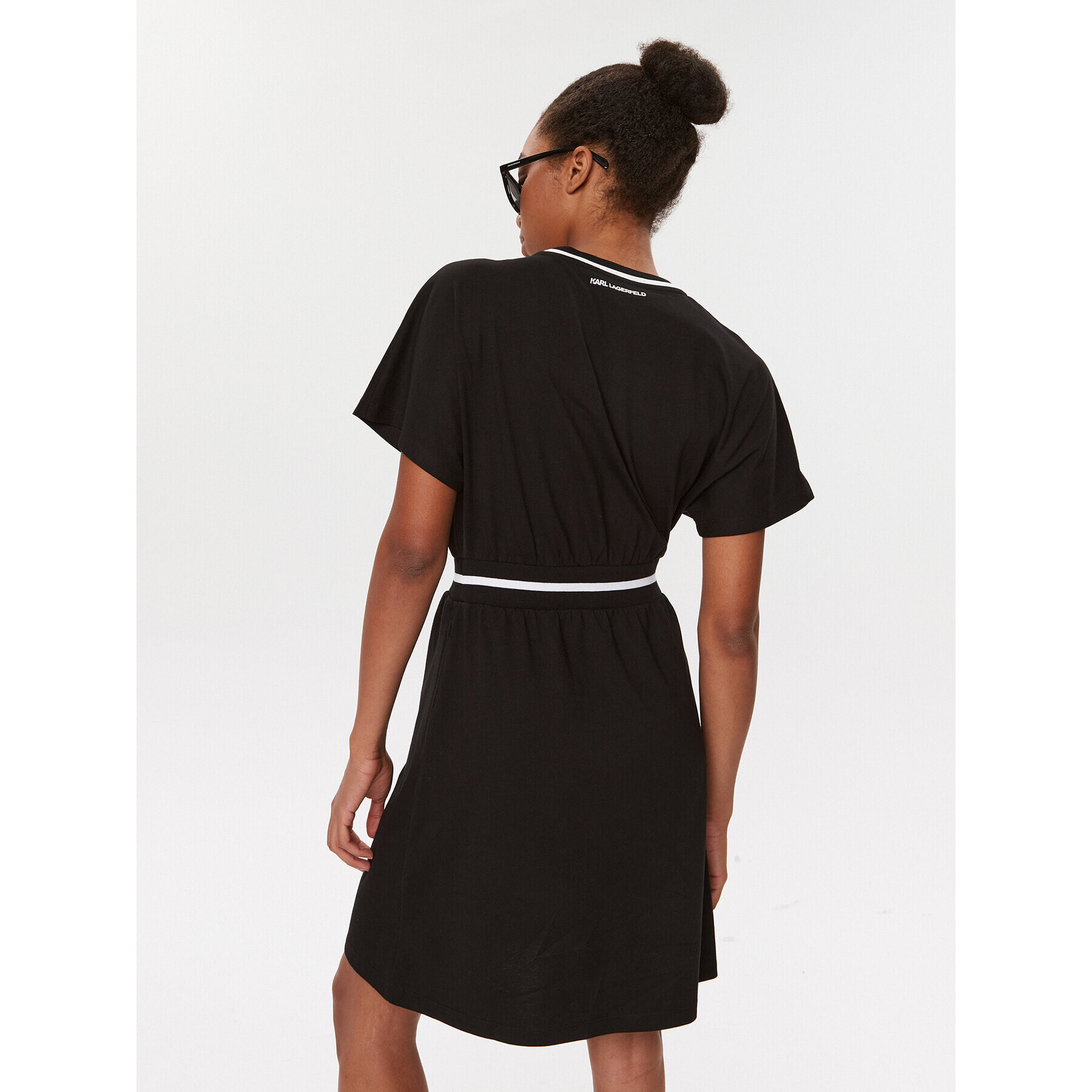 KARL LAGERFELD Rochie de zi 235W1350 Negru Regular Fit - Pled.ro