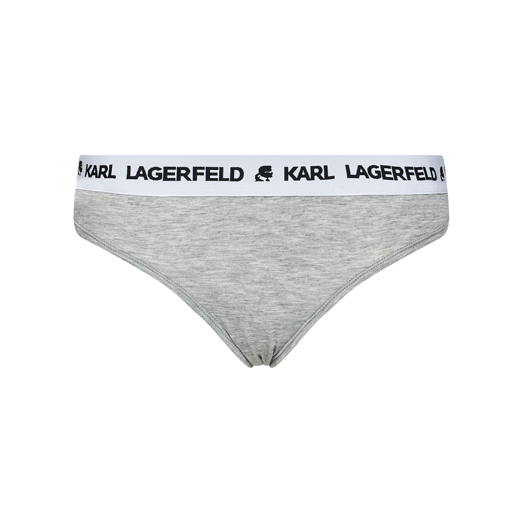 KARL LAGERFELD Set 2 perechi de chiloți de damă clasici Logo Hipsters Set 211W2125 Gri - Pled.ro